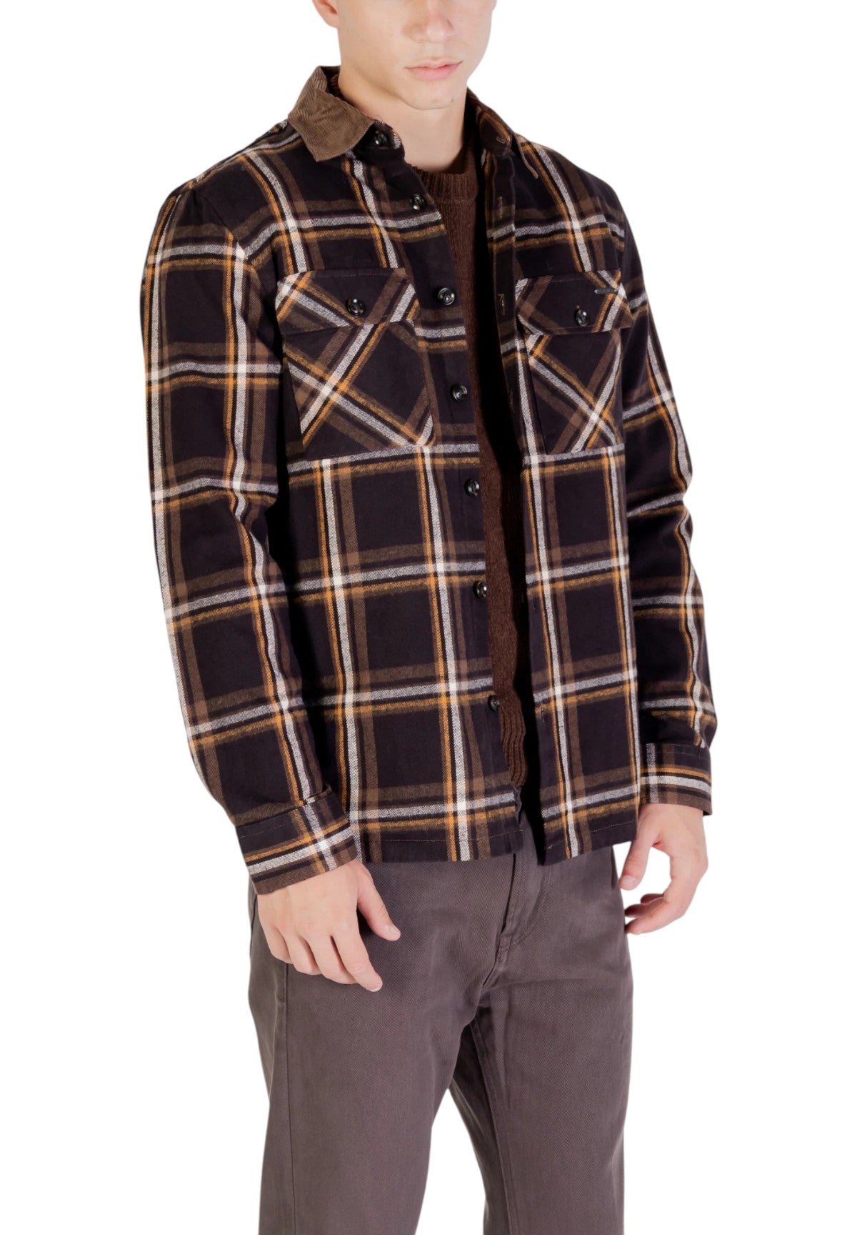 Camicia Overshirt GL7818S Coffee