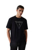 Guess Athleisure T-shirt a Maniche Corte Azha Z4BI02 Jet Black A996