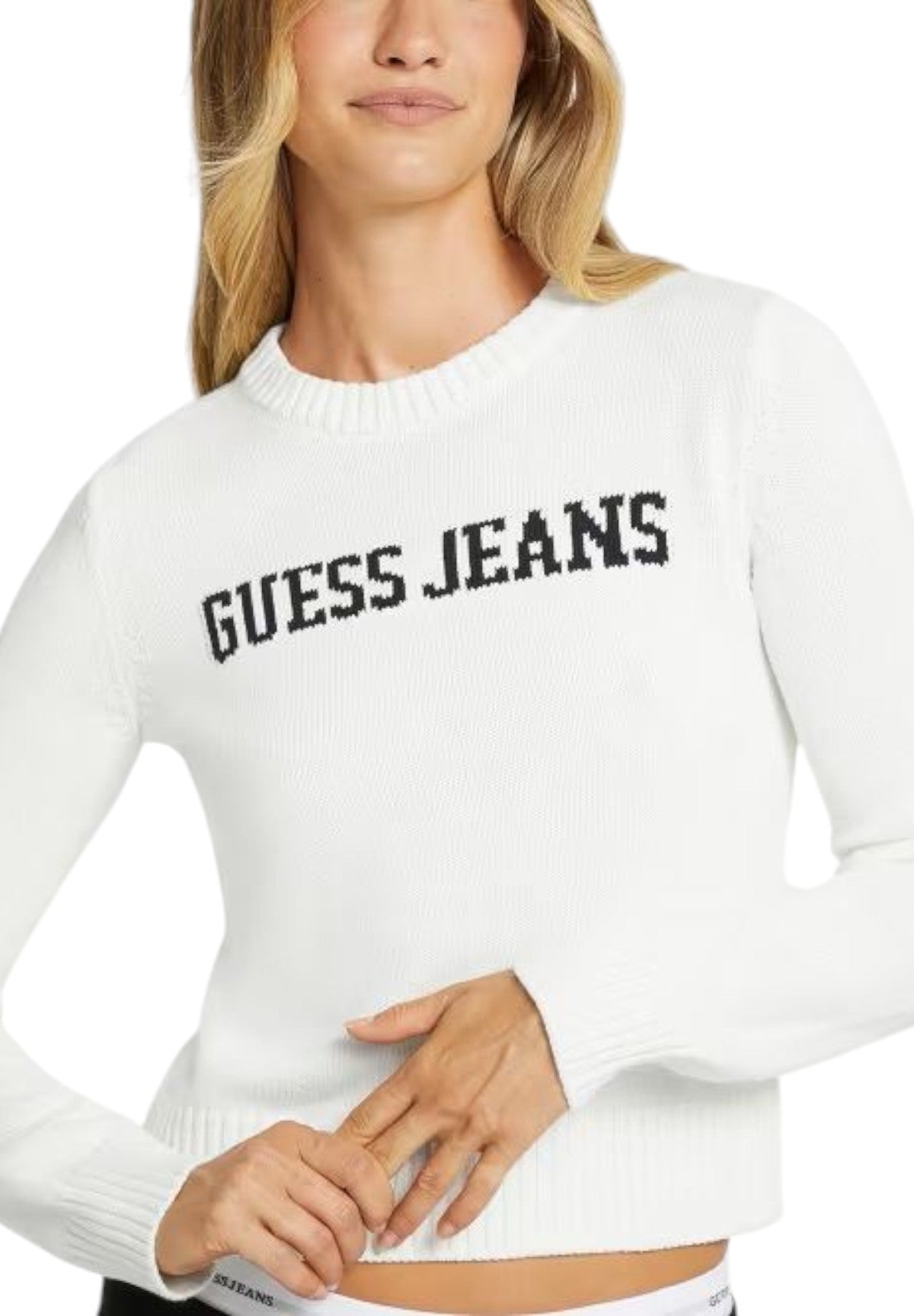 Maglione Girocollo W4BR10 Warm white