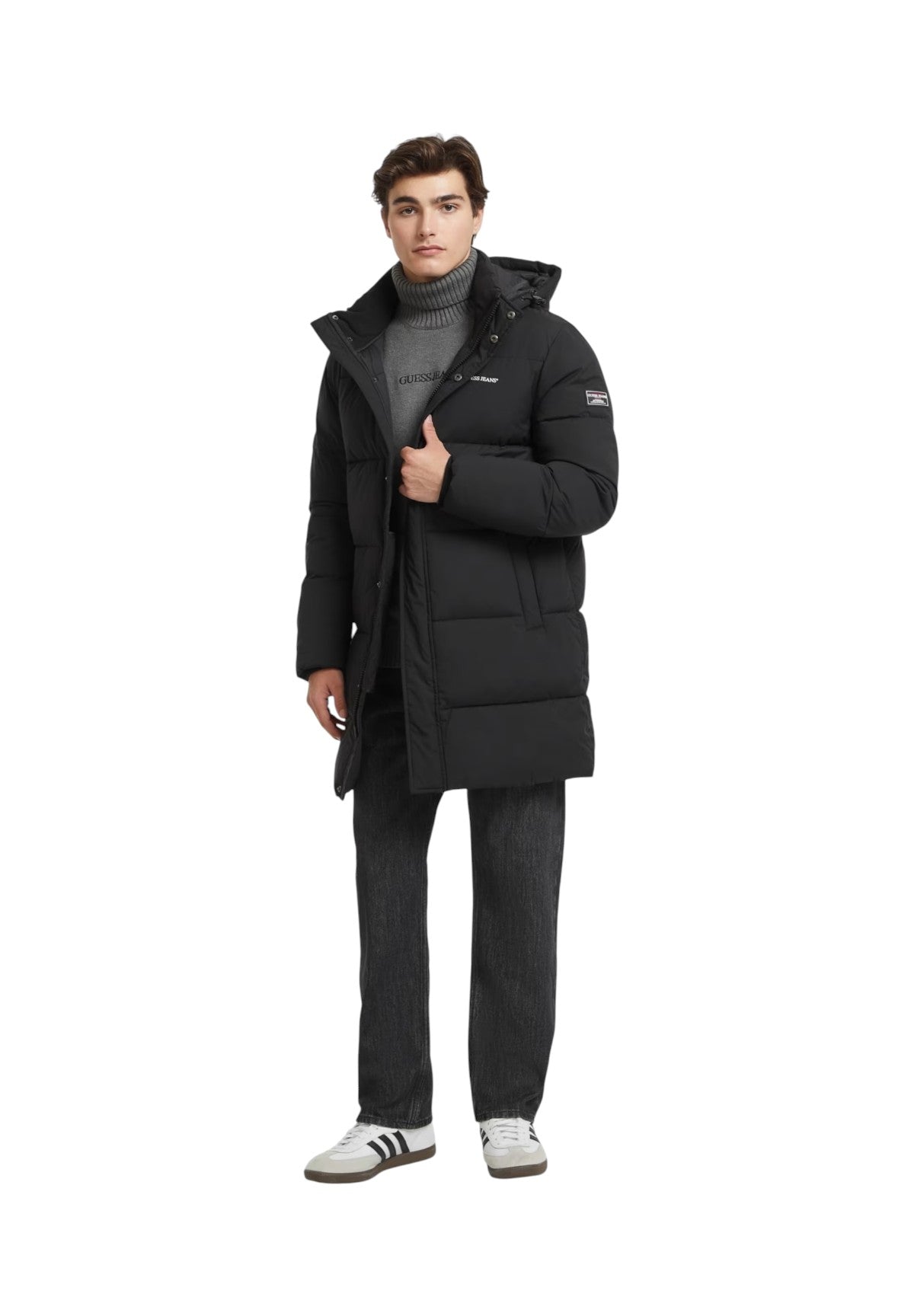 Maglione Girocollo W4BR10 Jet Black A996