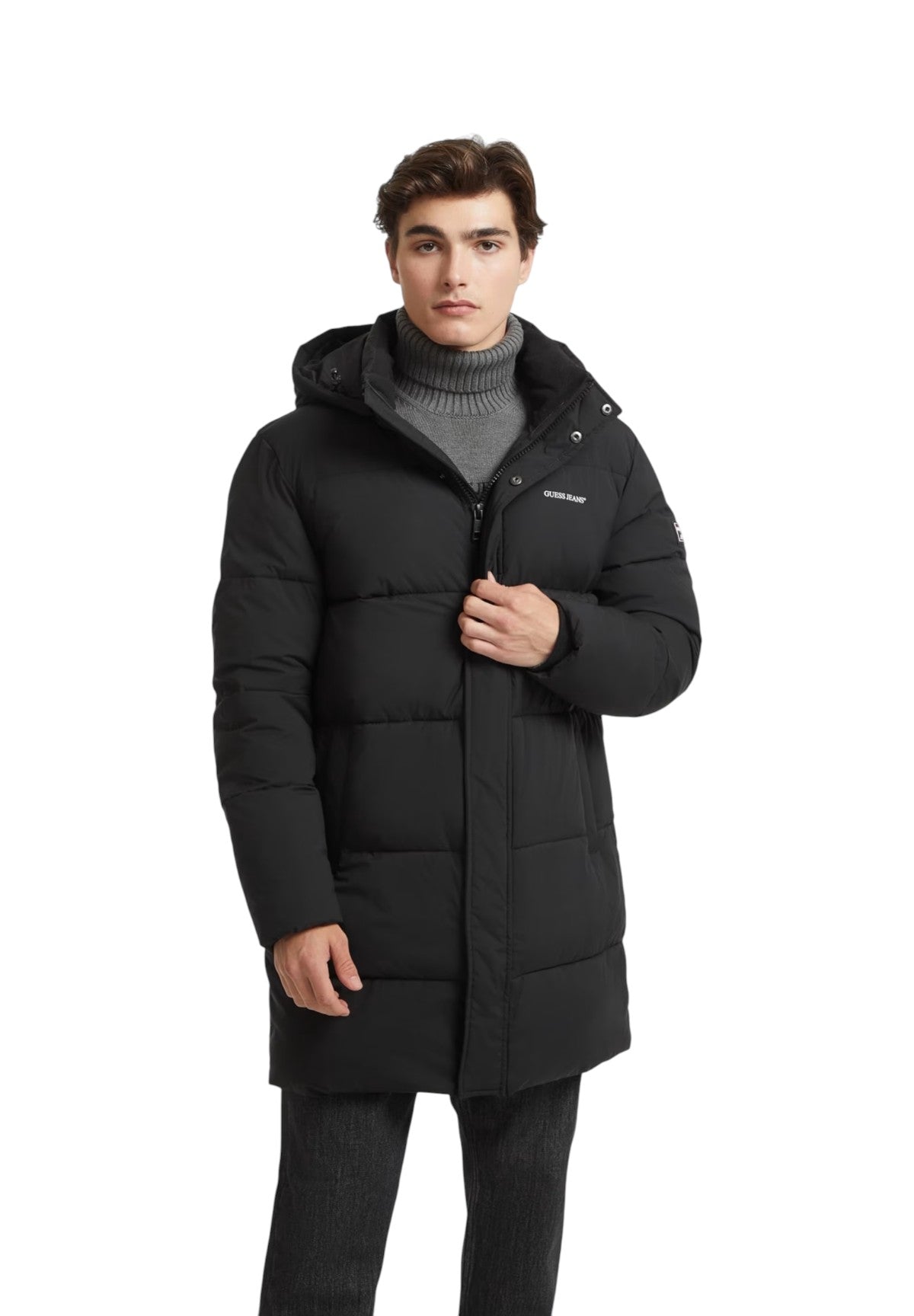 Maglione Girocollo W4BR10 Jet Black A996