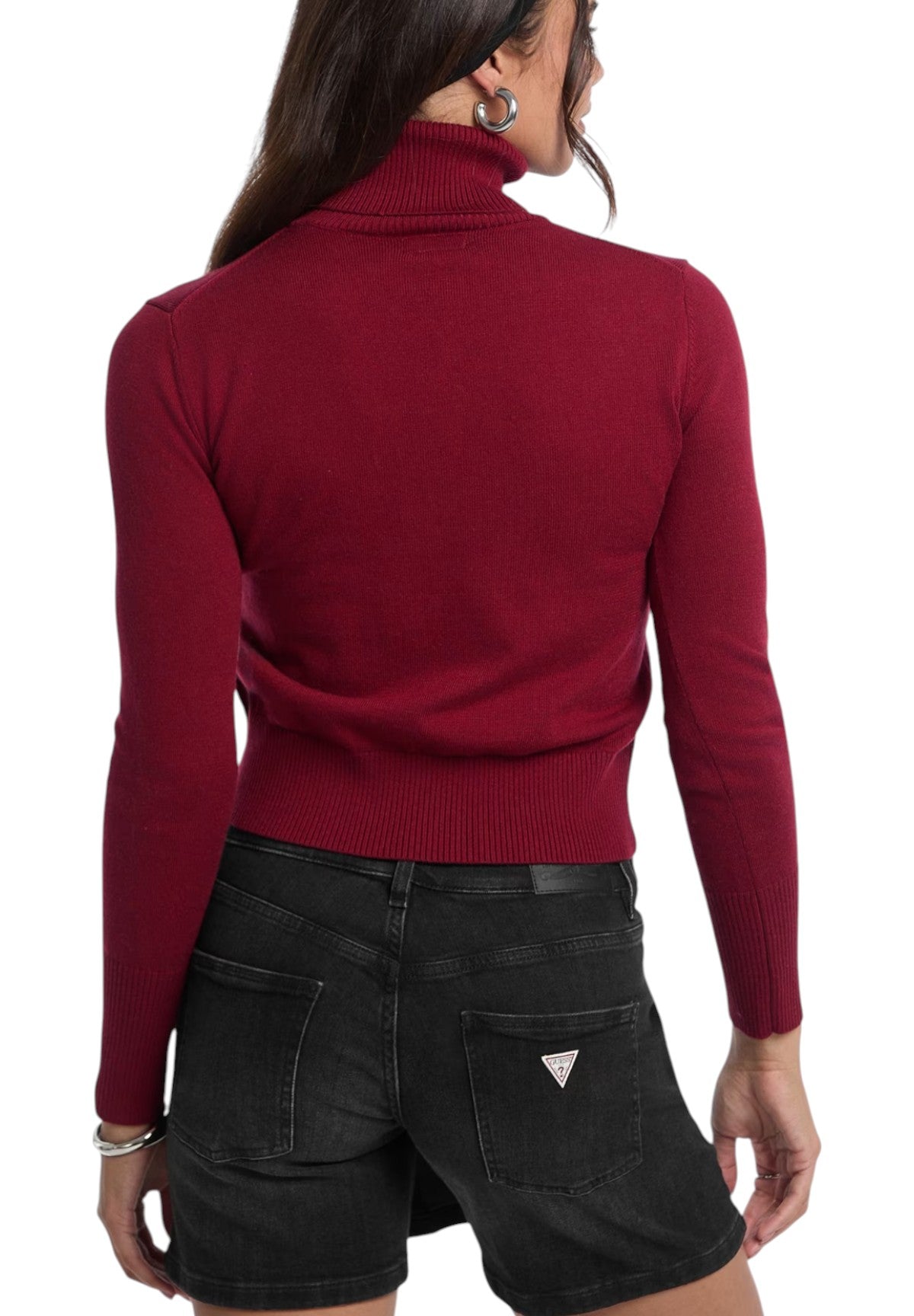 Maglione Collo Alto W4BR15 Ravishing Red