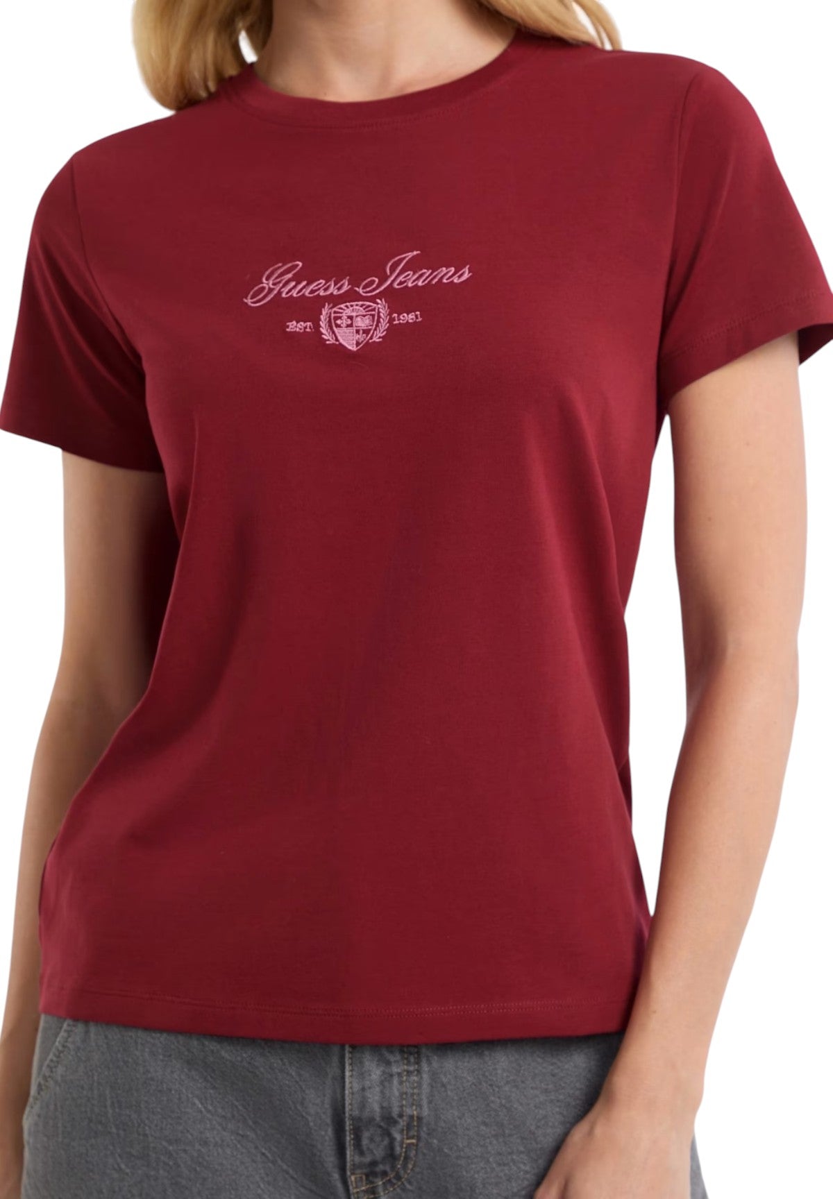 T-shirt a Maniche Corte W5BI09 Ravishing Red