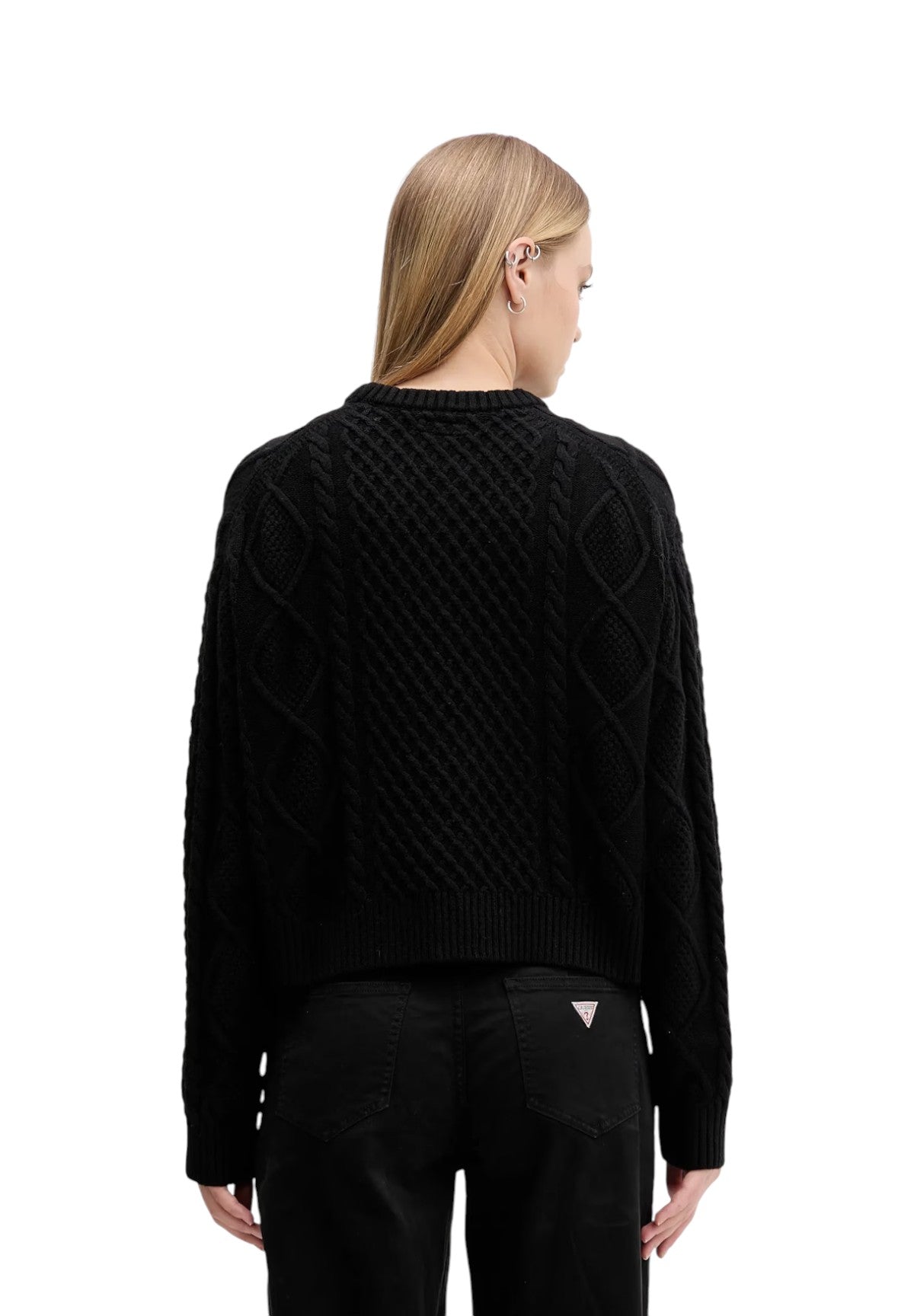 Maglione Girocollo W5BR09 Jet Black A996