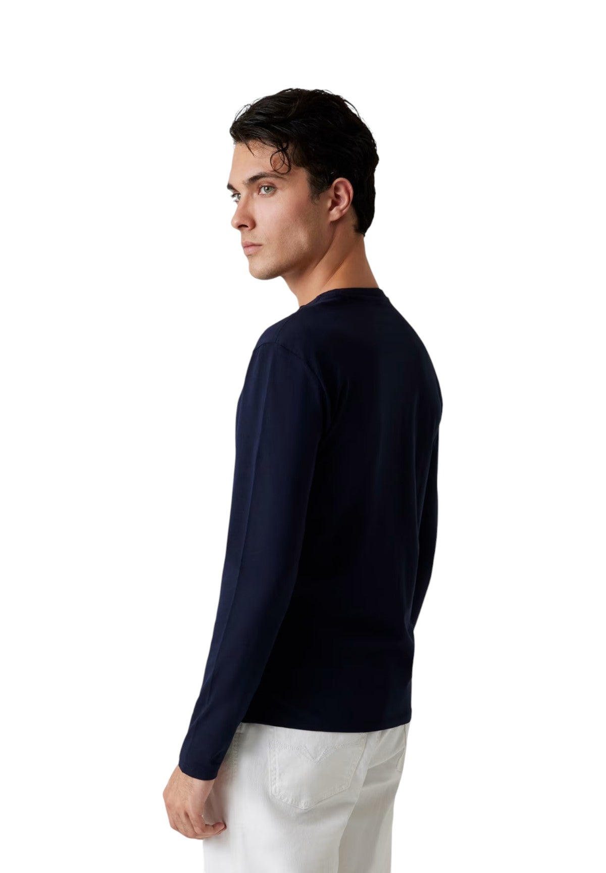 T-shirt a Maniche Lunghe M2YI28 Smart Blue