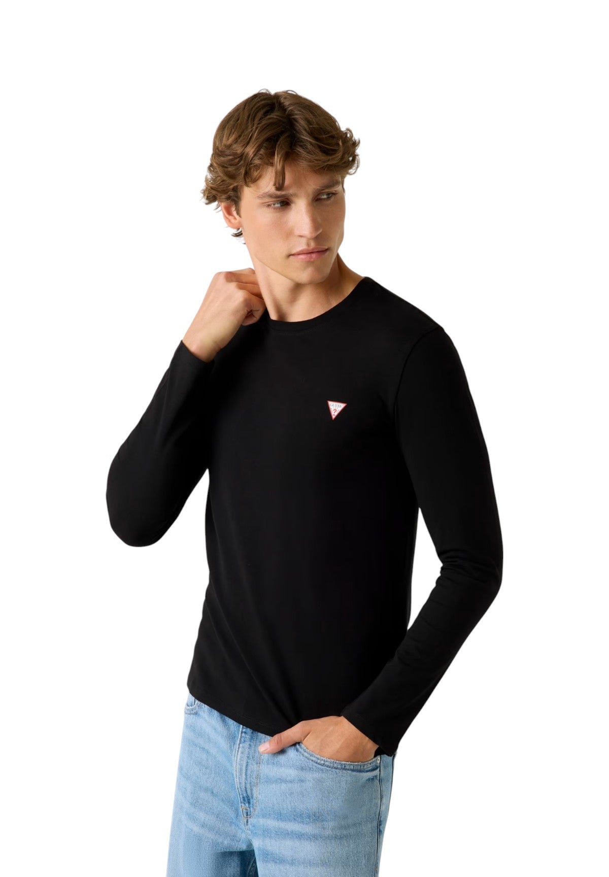 T-shirt a Maniche Lunghe M2YI28 Jet Black A996