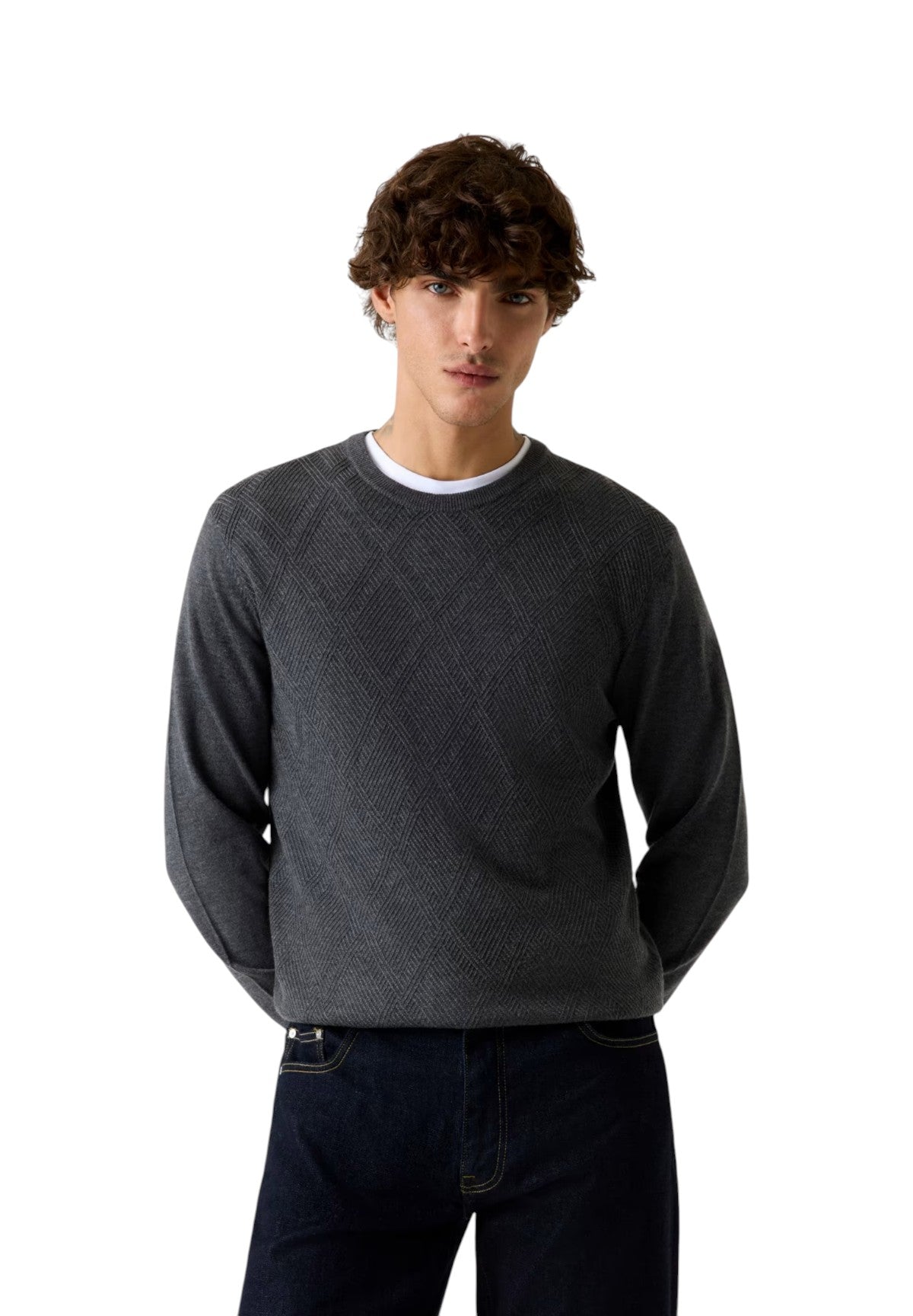 Maglione Girocollo M5BR08 Downey Heather M96