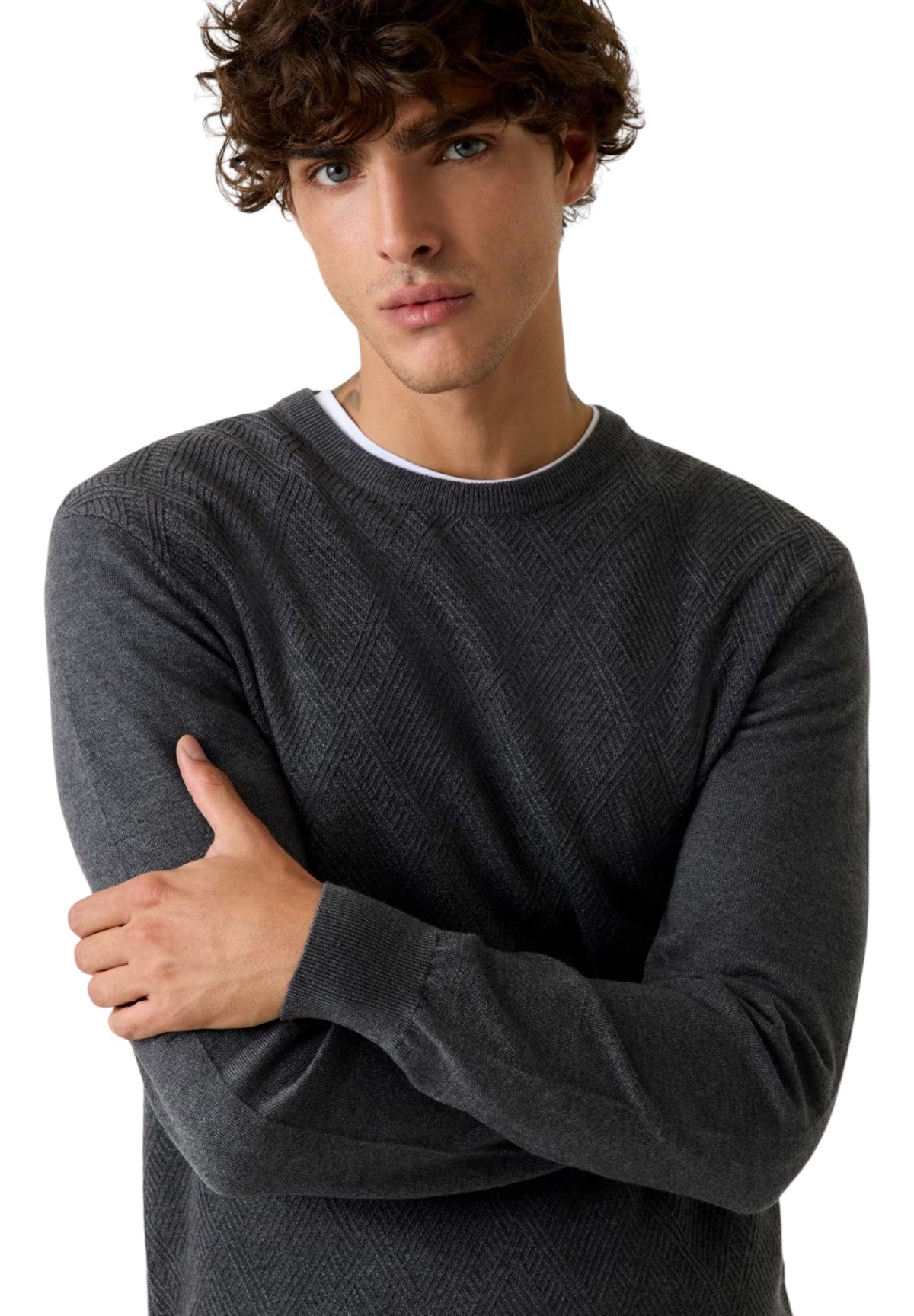 Maglione Girocollo M5BR08 Downey Heather M96