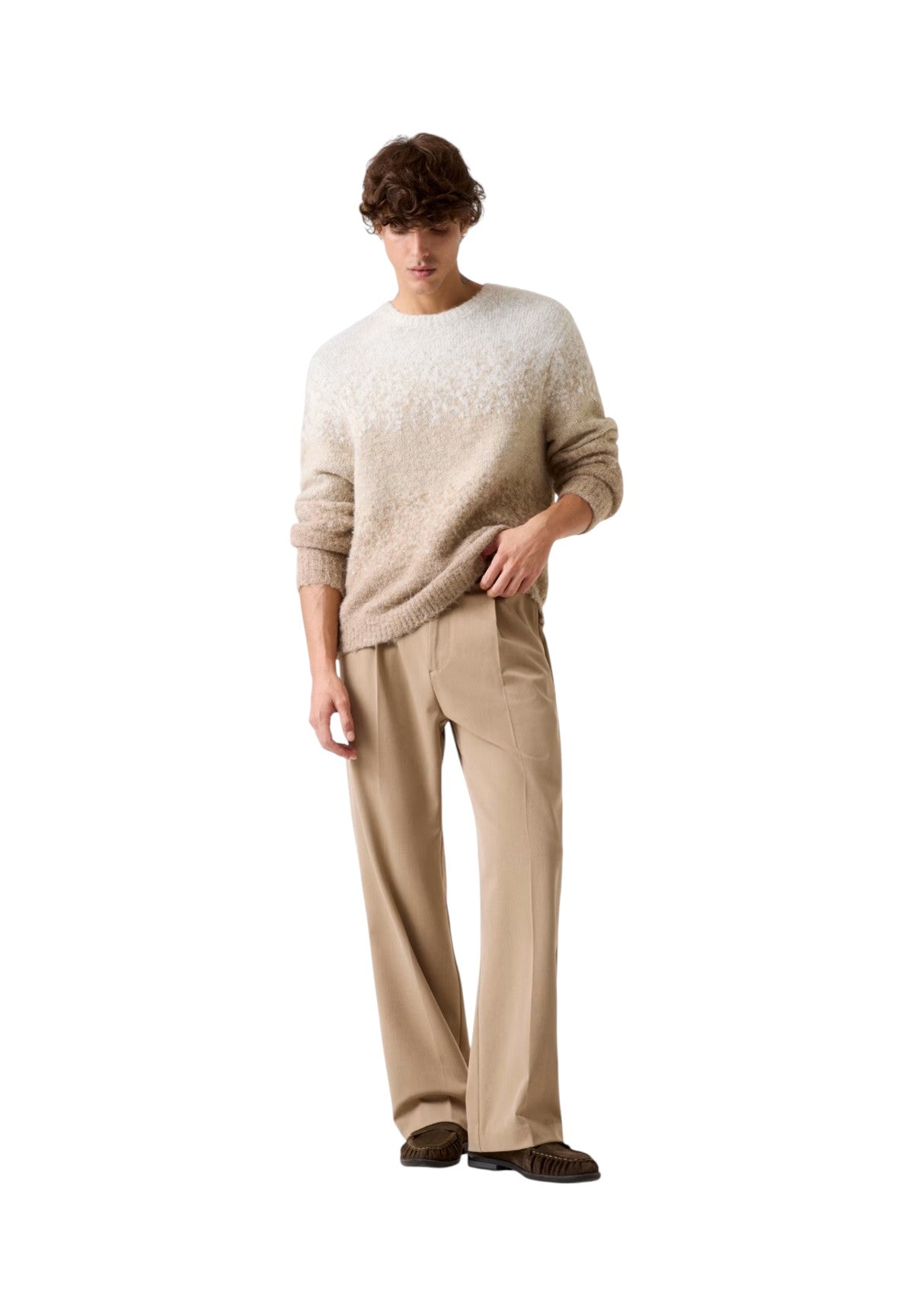 Maglione Girocollo M5BR39 Quicksand Multi