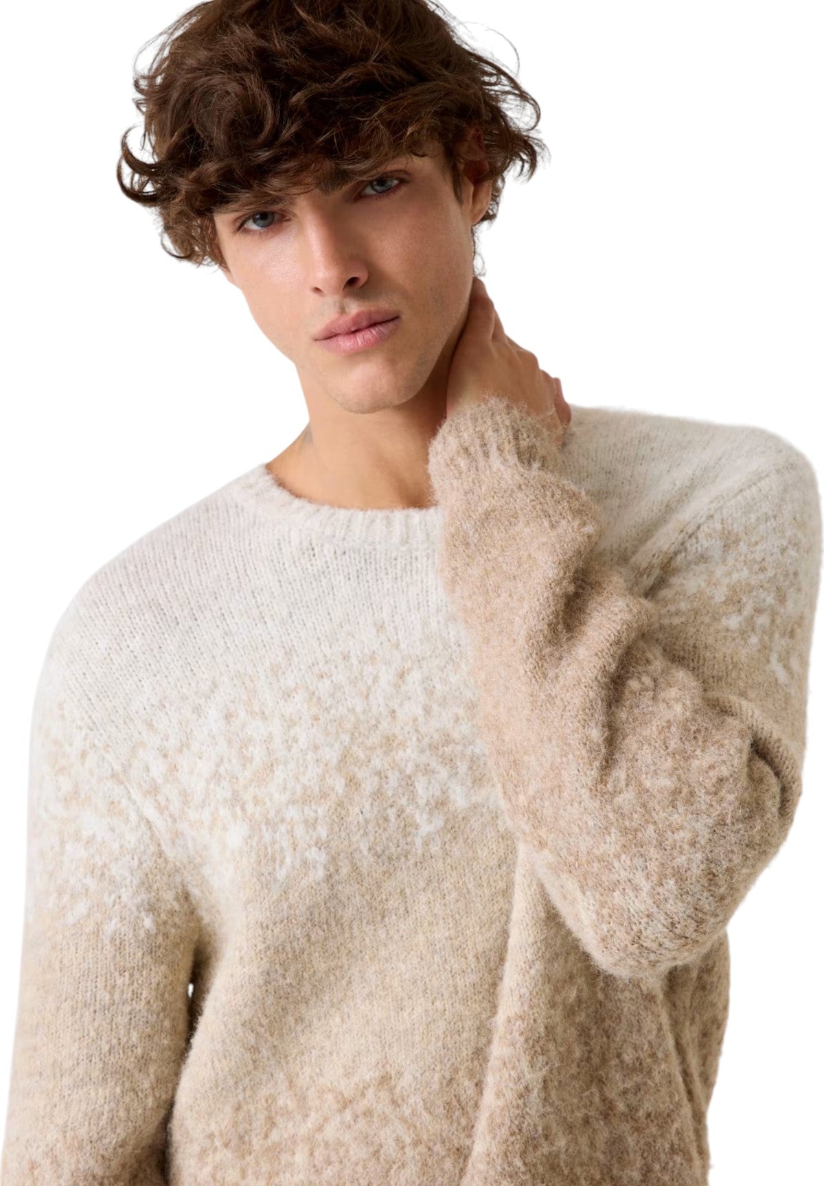 Maglione Girocollo M5BR39 Quicksand Multi