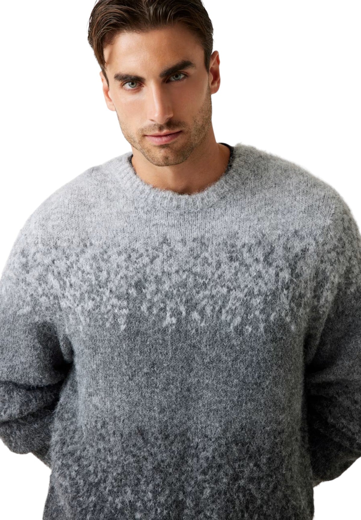 Maglione Girocollo M5BR39 Overcast Heather Mul