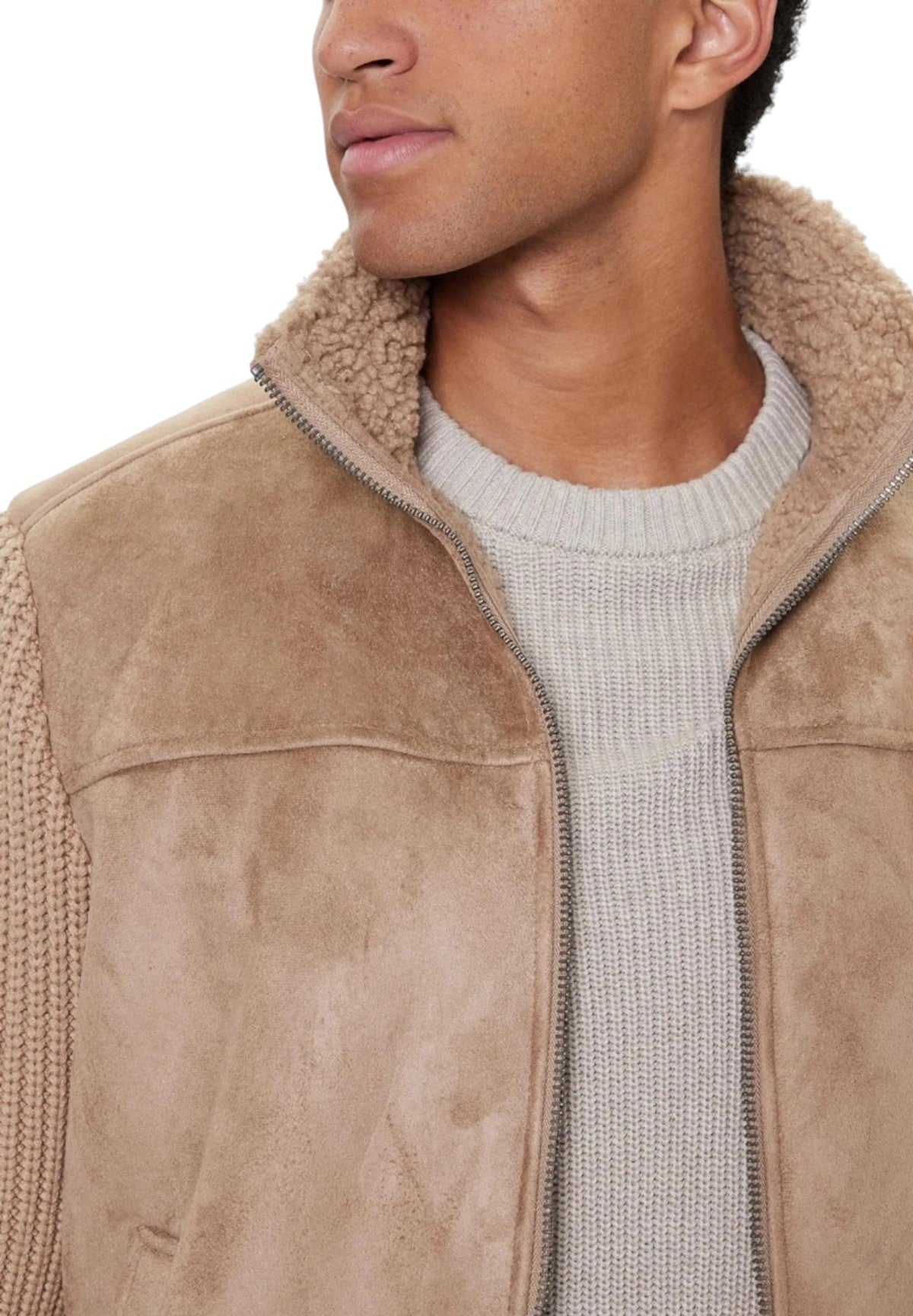 Giacca Suede Mix River M5BR79 Desert Mud Multi