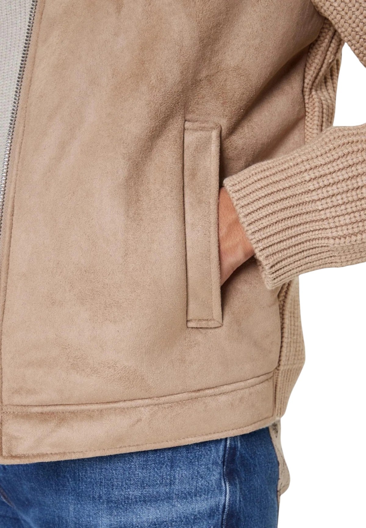 Giacca Suede Mix River M5BR79 Desert Mud Multi