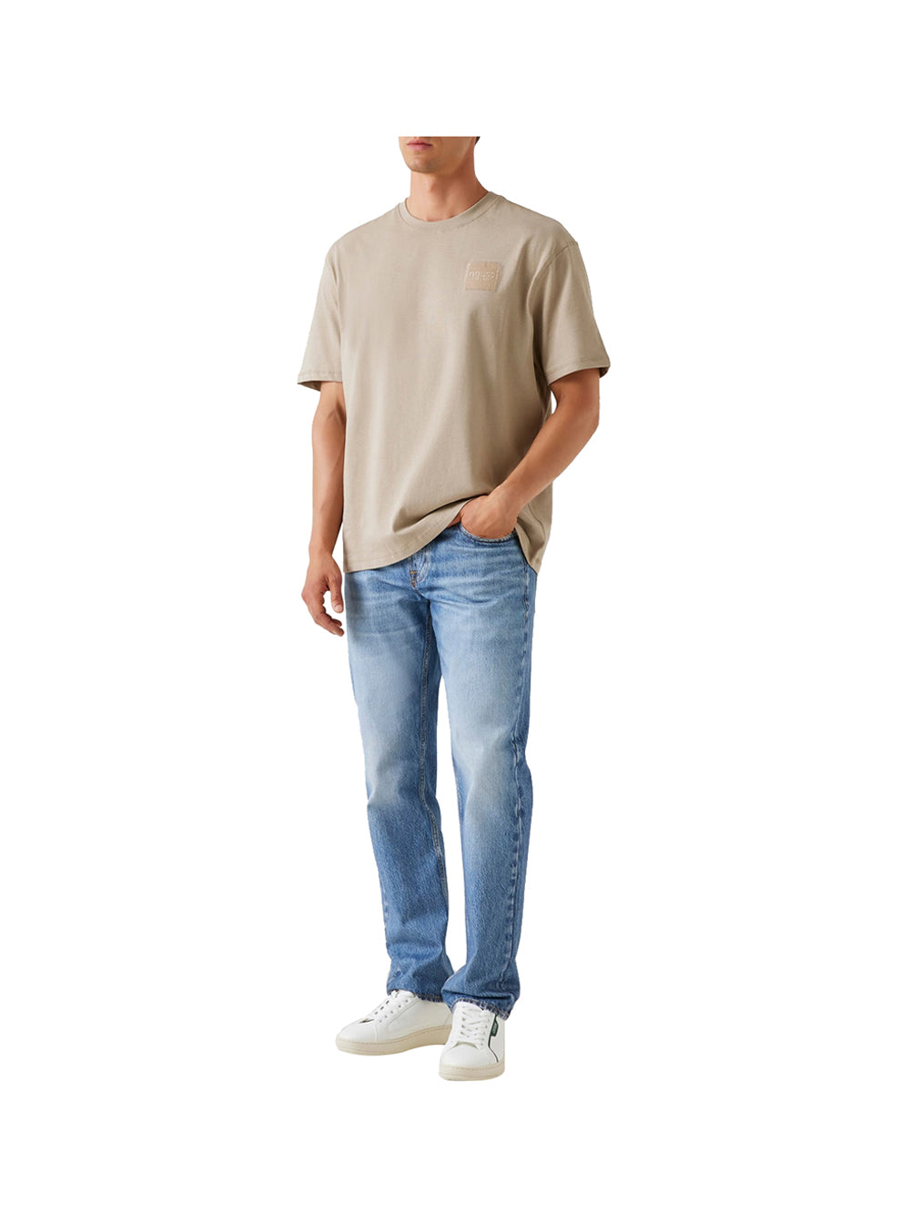 T-shirt a Maniche Corte Patch At Chest Tee M5YI27 Impact Grey