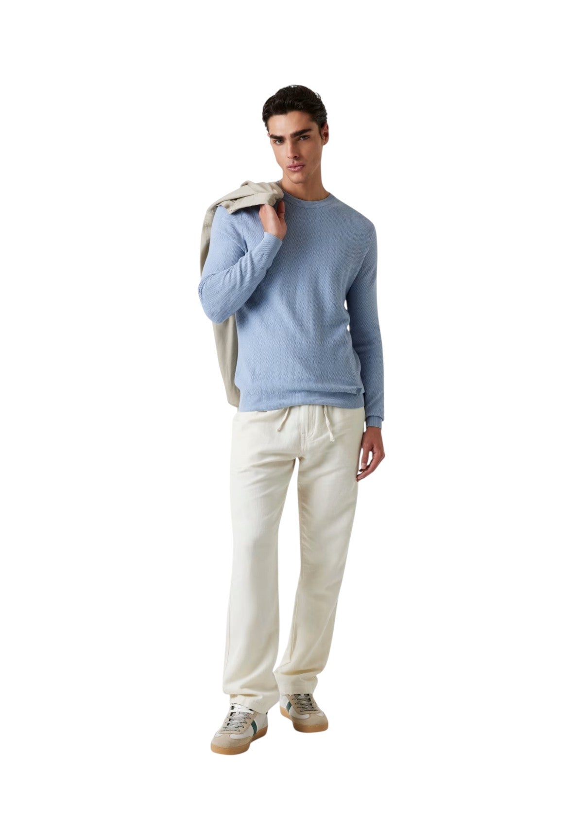 Maglione Girocollo Harding M5YR01 Nimbus Blue