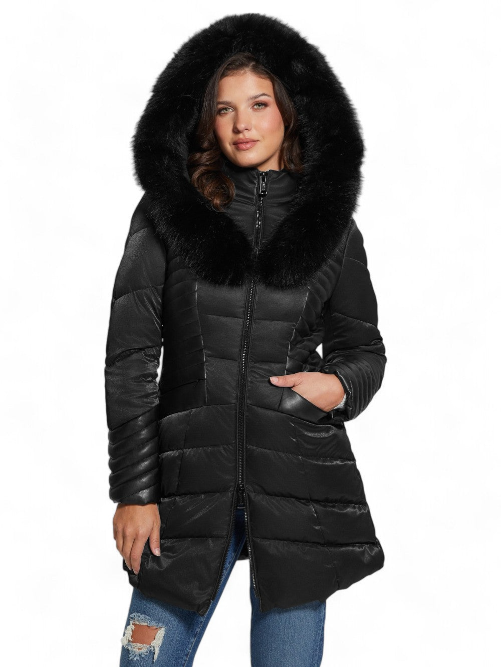 Piumino Pesante New Oxana W4BL61 Jet Black A996