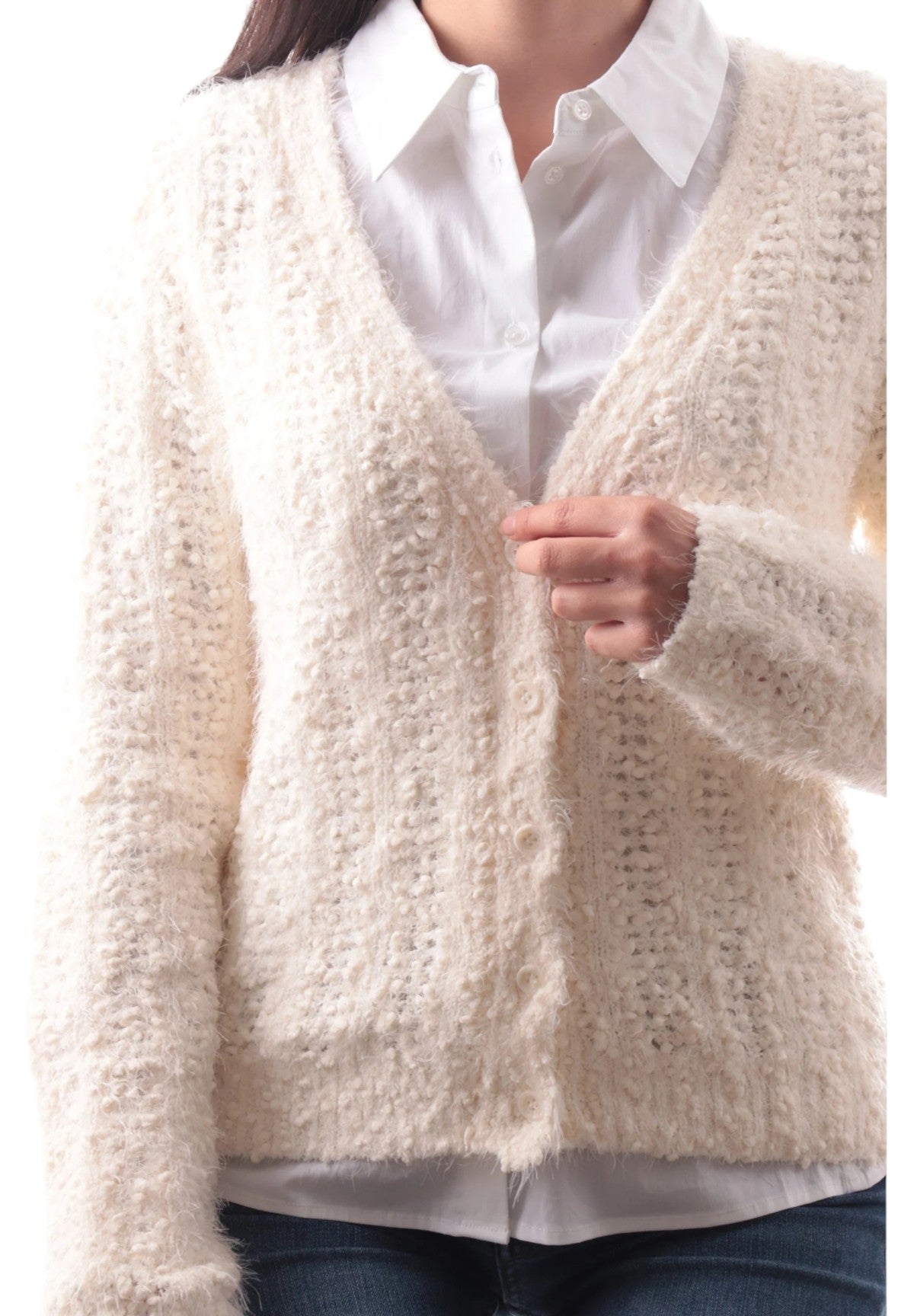 Cardigan Bea W5BR19 Dove white