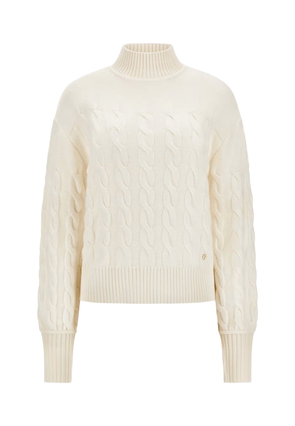 Maglione Collo Alto Elsa W5BR30 Cream White