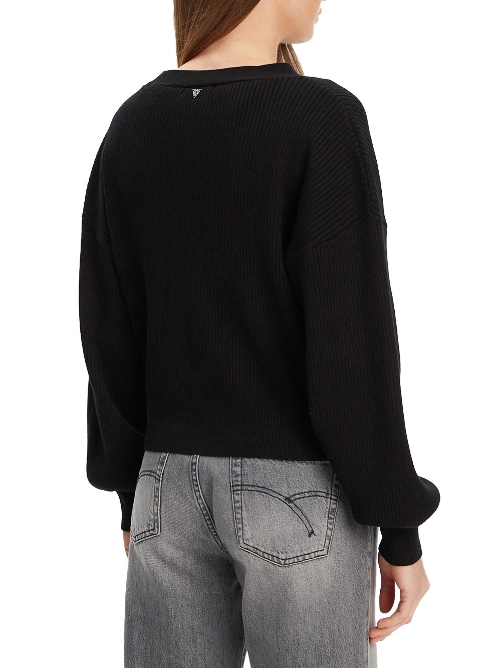 Cardigan Ls Vn Hanna Cardi W5YR07 Jet Black A996