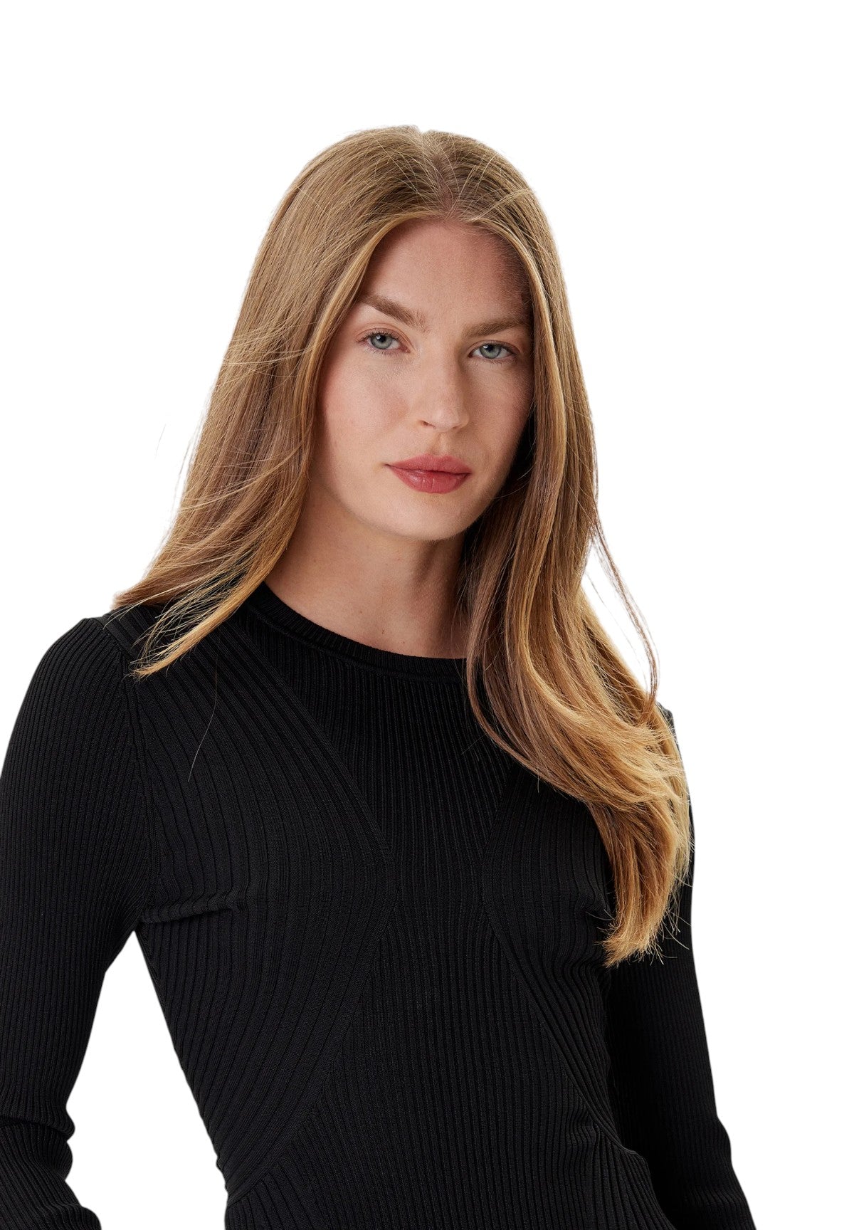 Maglione Girocollo Hanna W5YR08 Jet Black A996