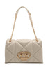 Love Moschino Borsa a Spalla Borsa Pu Embossed - Fodera: 100% Poliestere JC4041PP1N Avorio