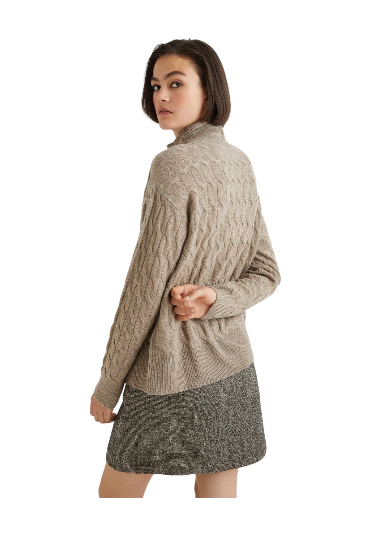 Maglione Collo Alto AEREO Fango