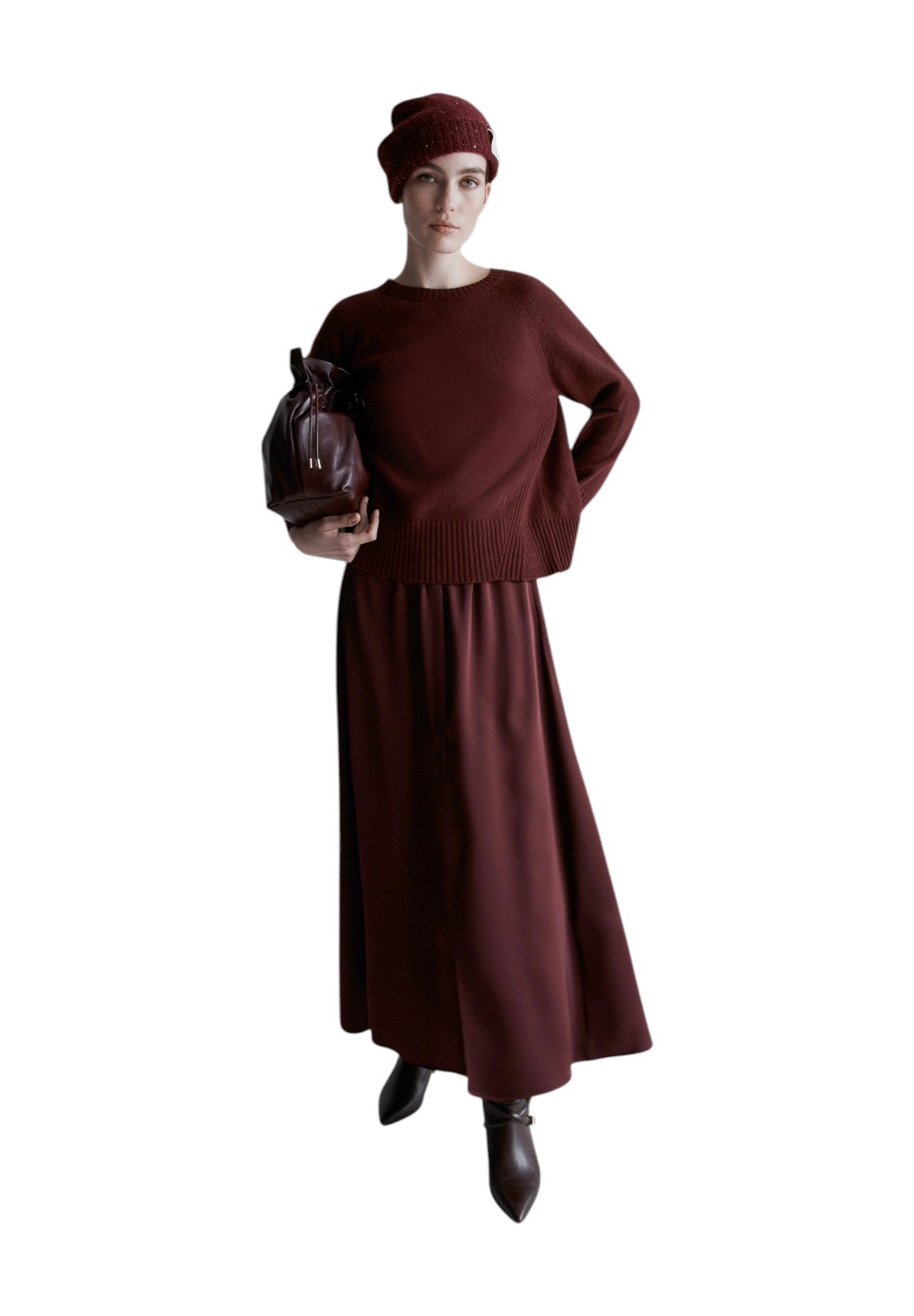 Maglione Girocollo CELIA Bordeaux