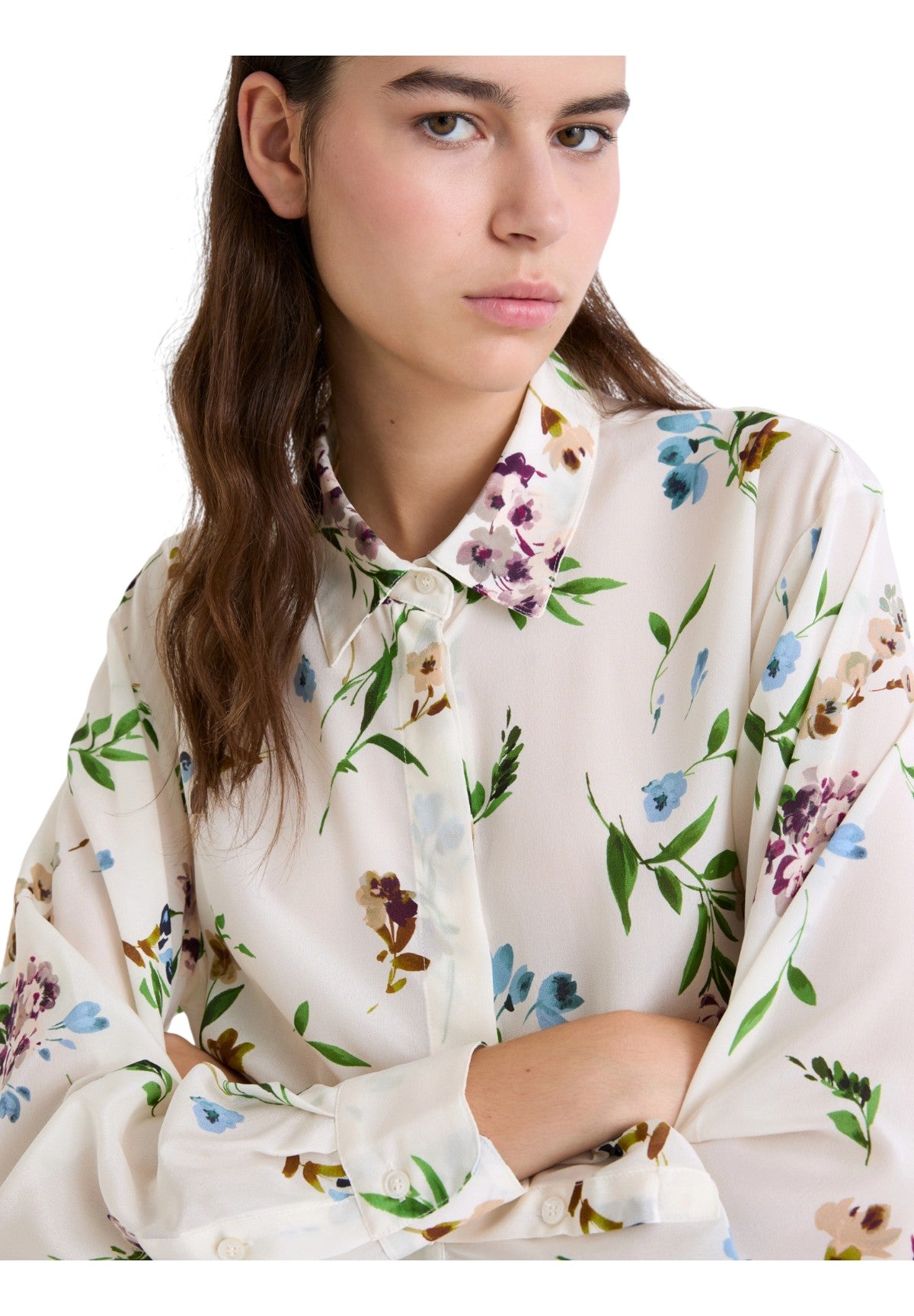 Camicia a Maniche Lunghe 2523116132200 FARETRA Panna