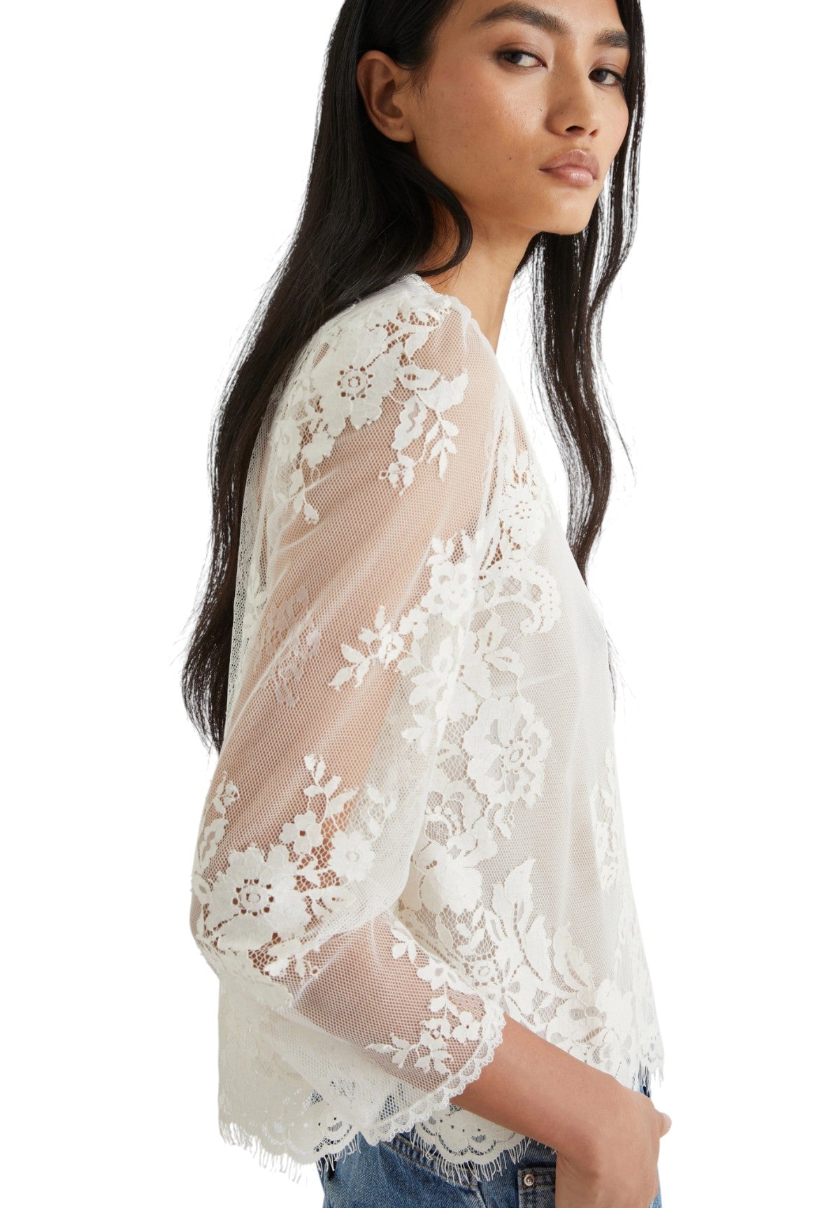 Camicia a Maniche Lunghe 2524116031200 IONE Panna