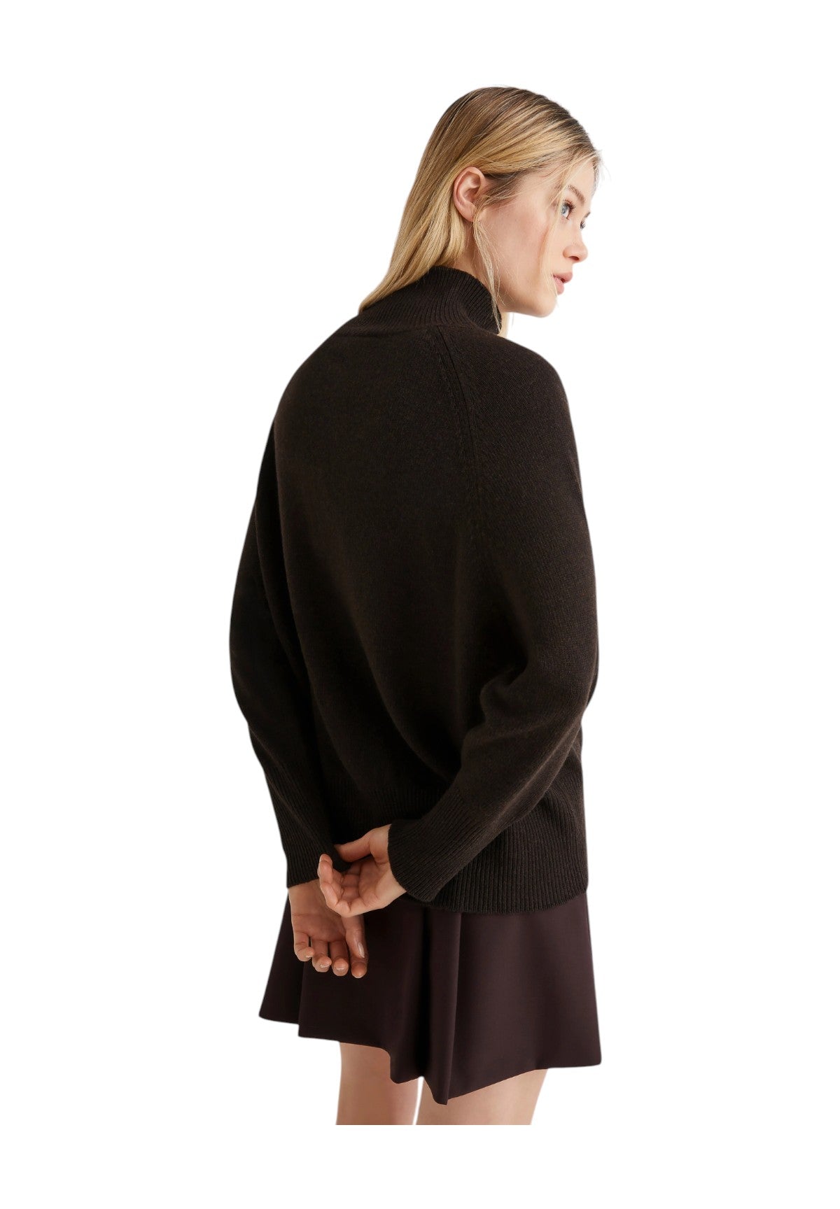 Maglione Collo Alto ISMAELE Marrone
