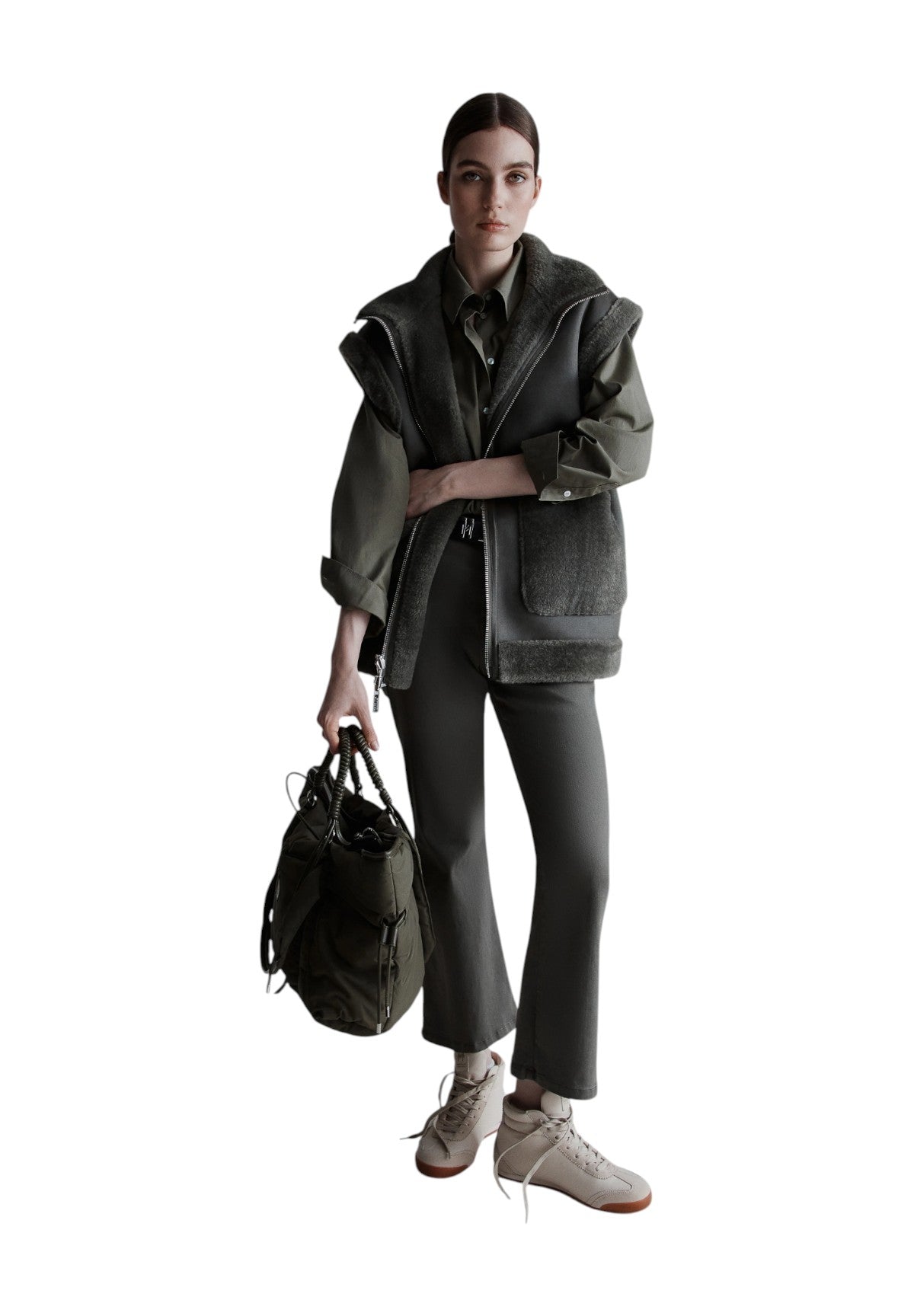 Smanicato Gilet NAVAL Oliva
