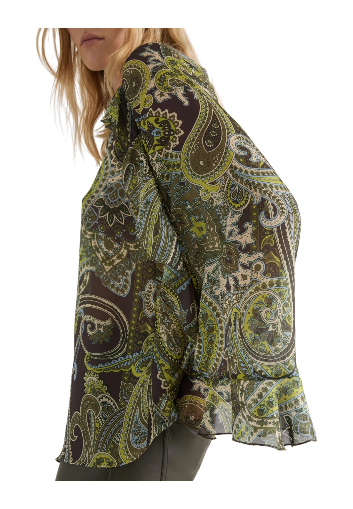 Camicia* 2524116032200 NAVARRA Verde acido