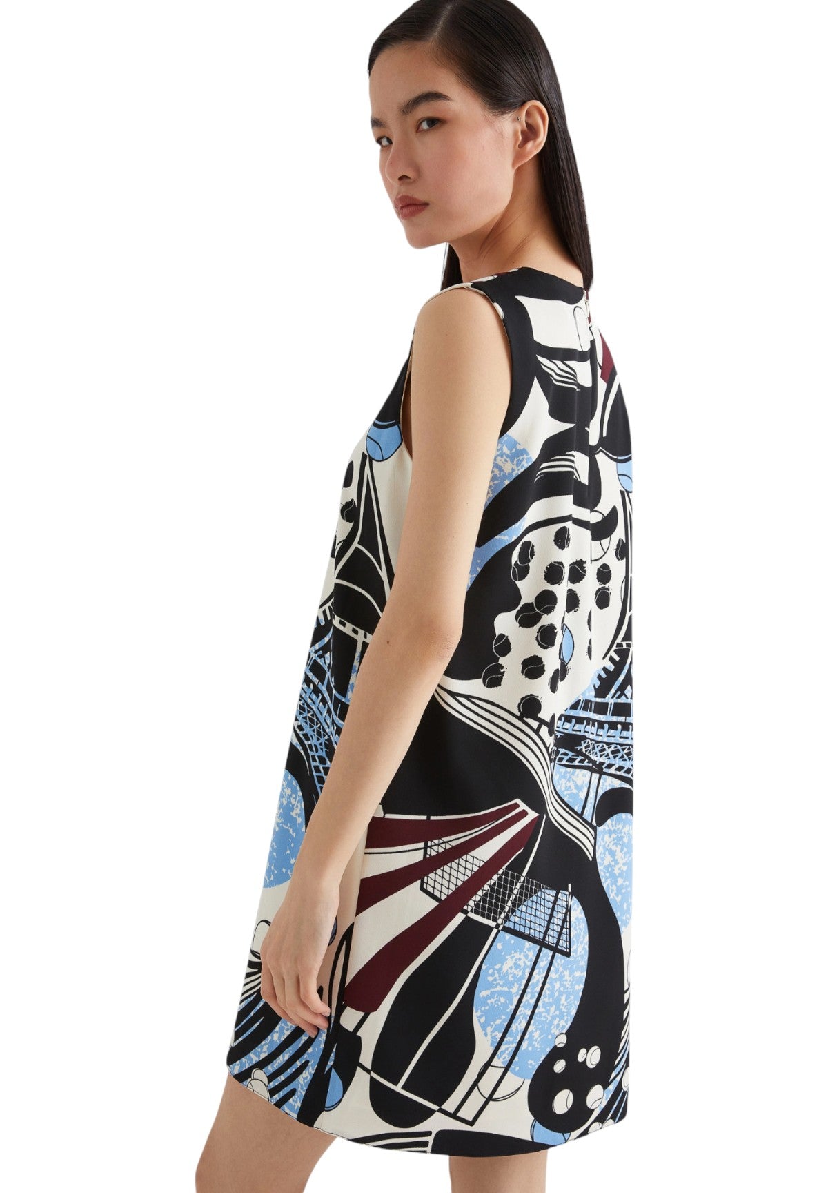 Abito 2523226063200 RINK Bianco Lana