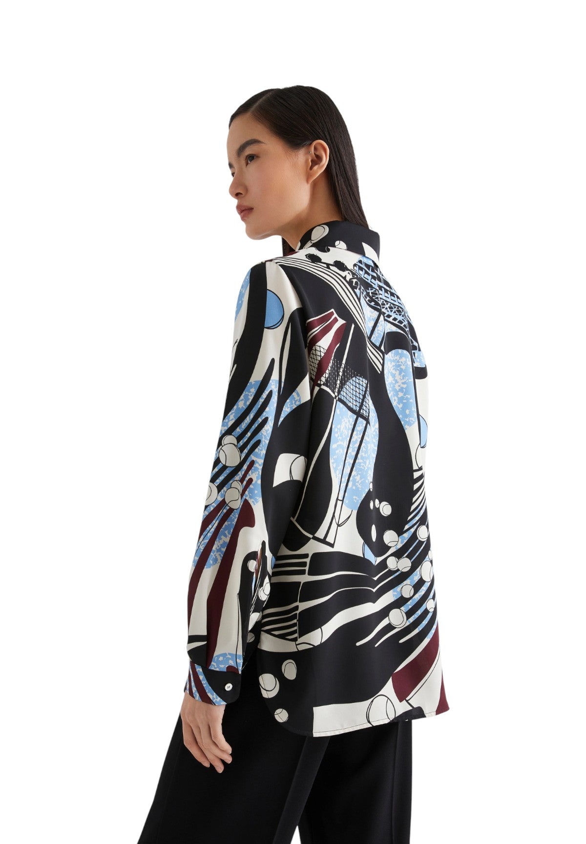 Camicia a Maniche Lunghe 2523116033200 SPINTA Bianco Lana