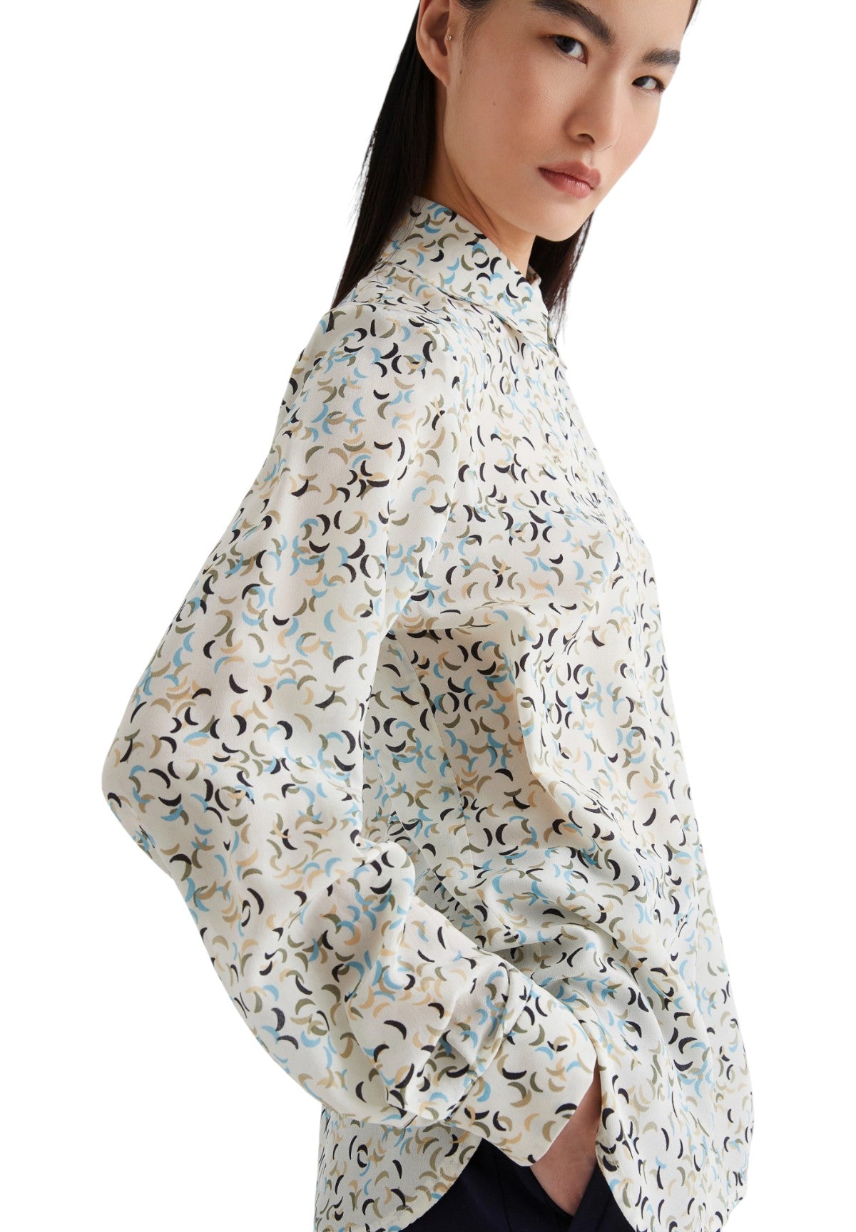 Camicia a Maniche Lunghe 2523116161200 TUNDRA Bianco Lana