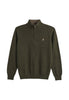 MCS Maglione Collo Alto G12 Lambswool Half-Zip Knit 11MKN103-03501 Dark Melange Gray