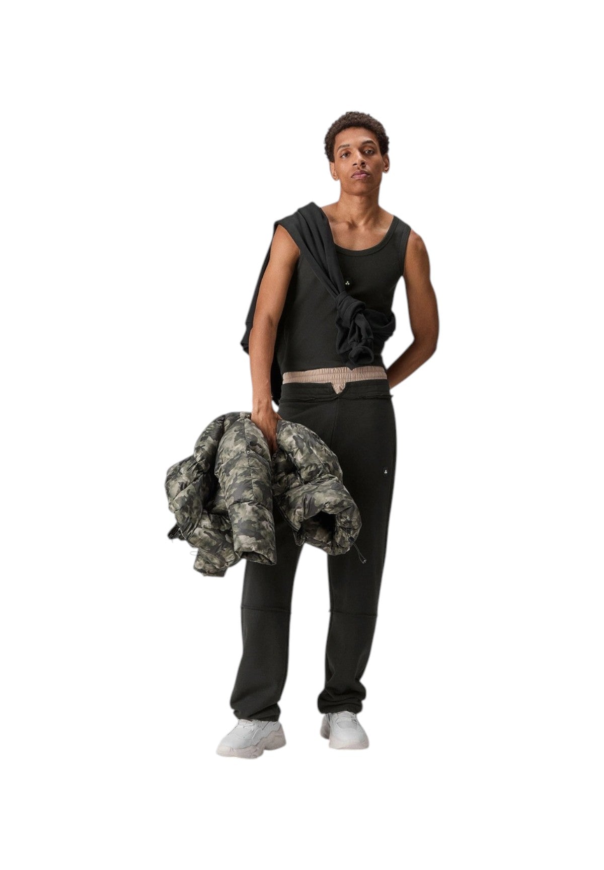 Pantaloni Plurals x Tony Effe MONTI BMAT Nero, Juta
