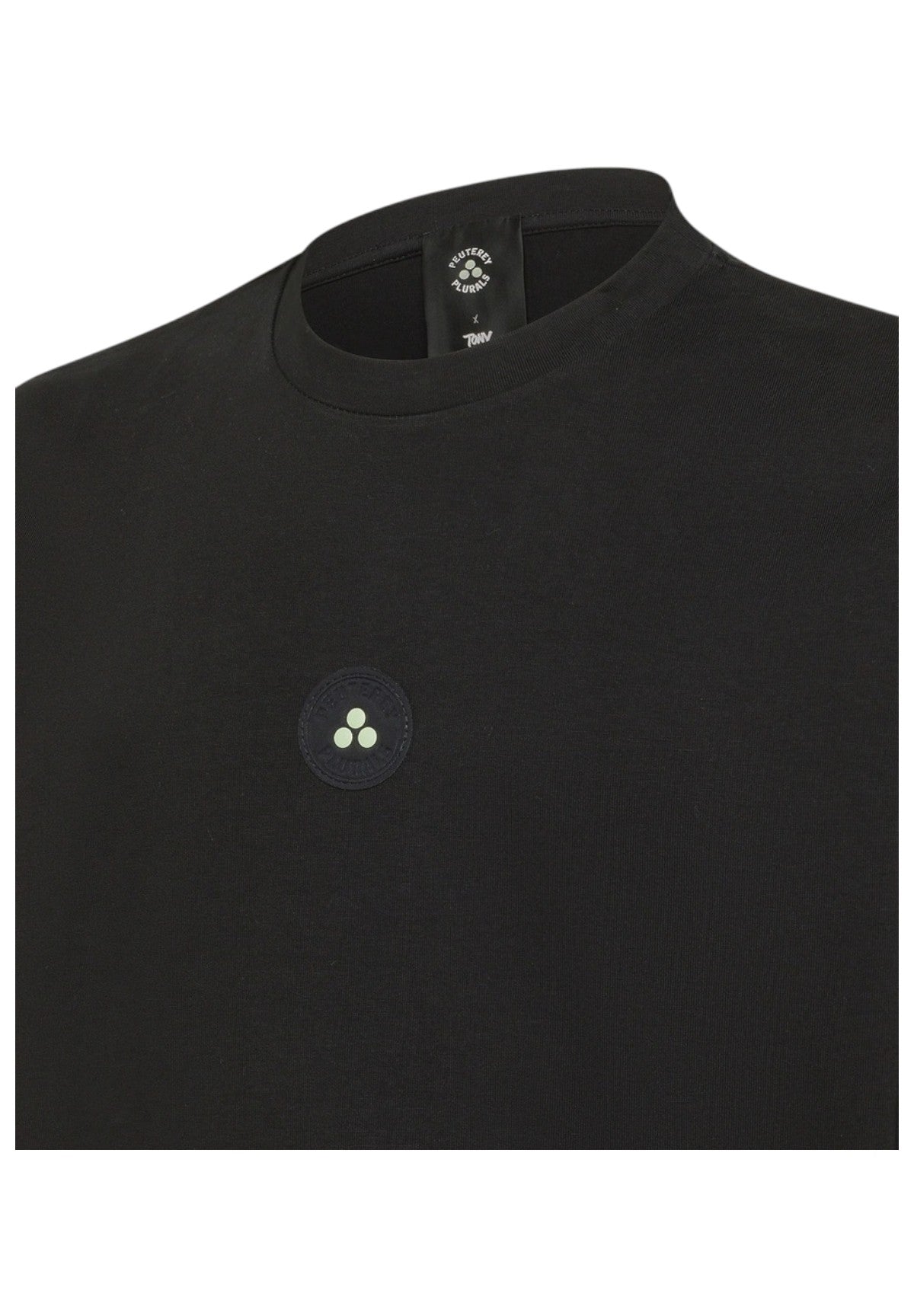 T-shirt a Maniche Corte Plurals x Tony Effe OLEN FW 01 Nero