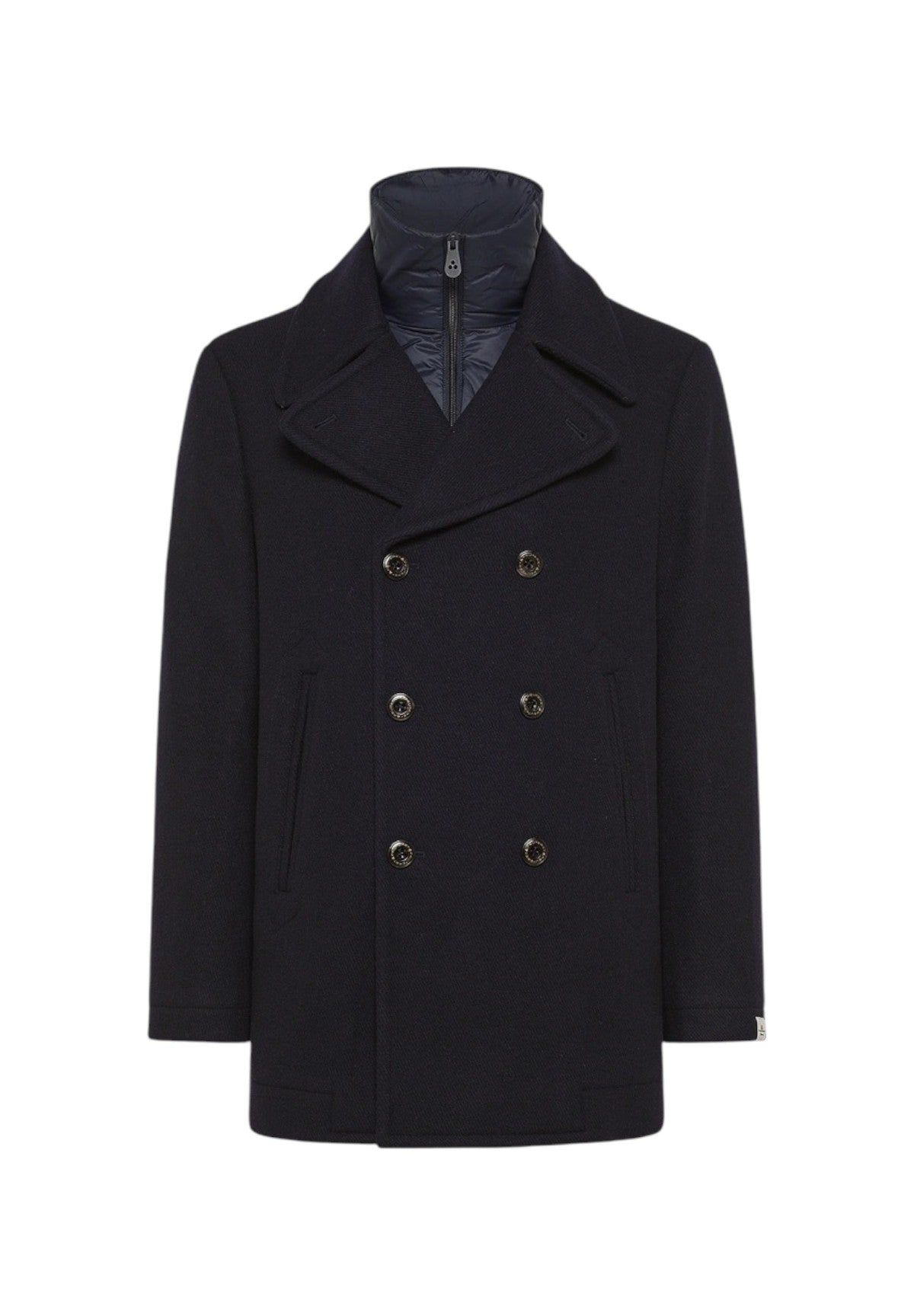 Cappotto PITLOCH WOOL Blu Grafite