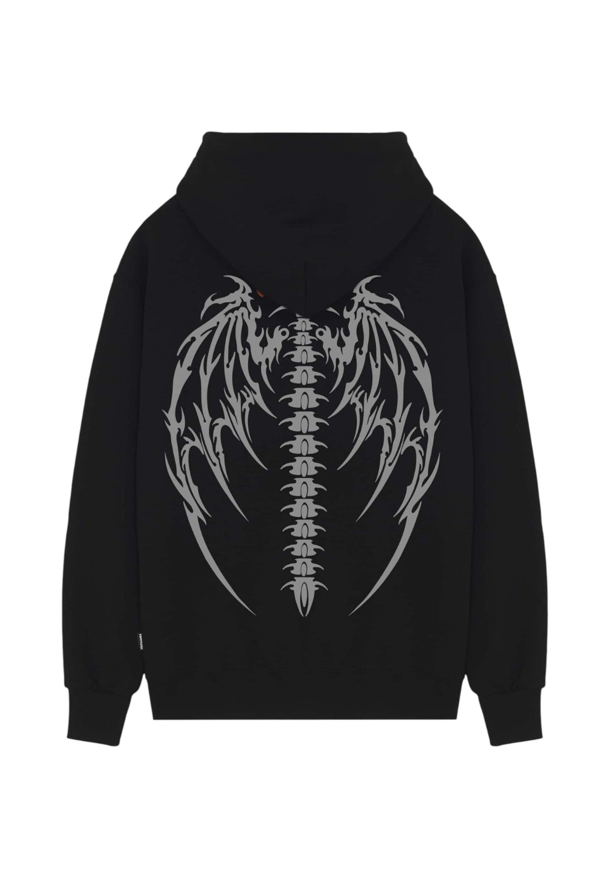 Felpa Pullover con Cappuccio Logo Quill 25FWPRFE440 Nero