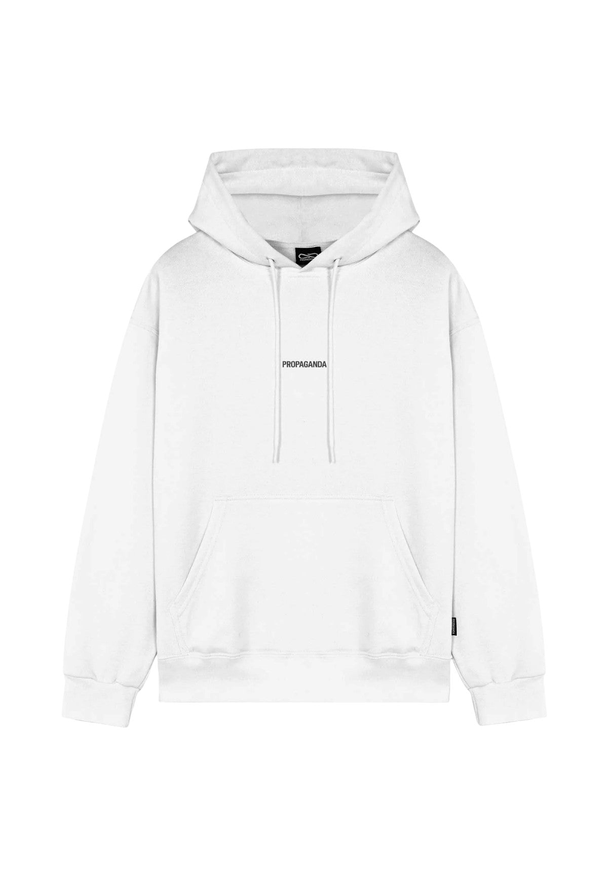 Felpa Pullover con Cappuccio Ribs 25FWPRFE461 Bianco