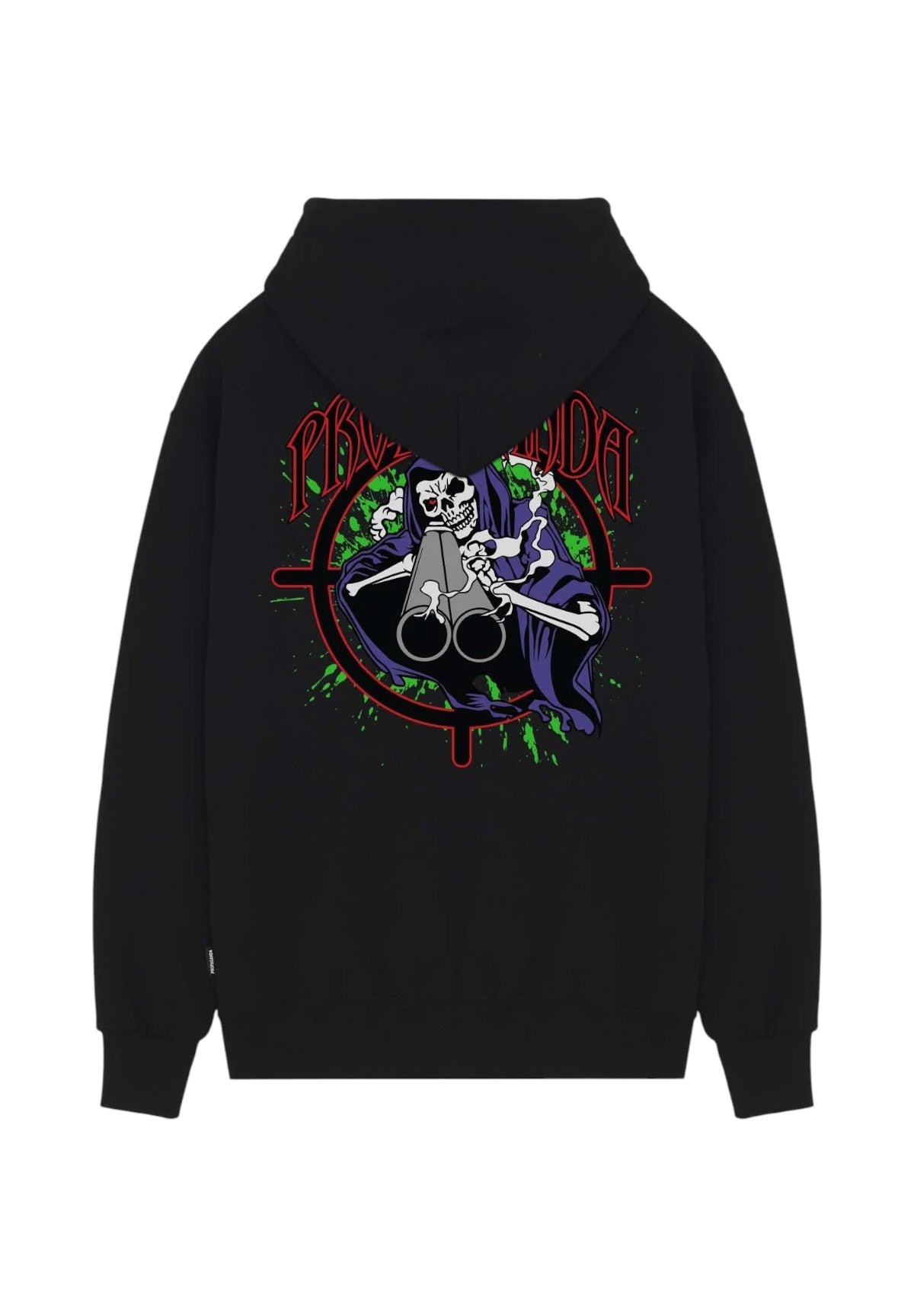 Felpa Pullover con Cappuccio Triangle Shooter 25FWPRFE478 Nero