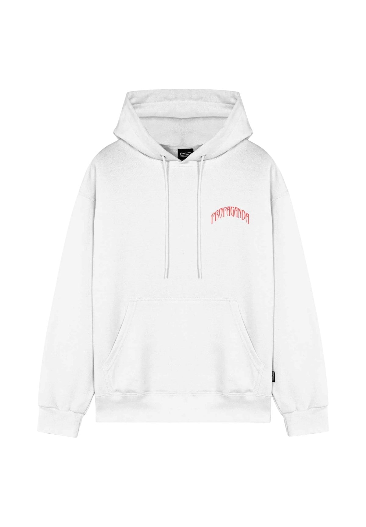 Felpa Pullover con Cappuccio Triangle Shooter 25FWPRFE479 Bianco