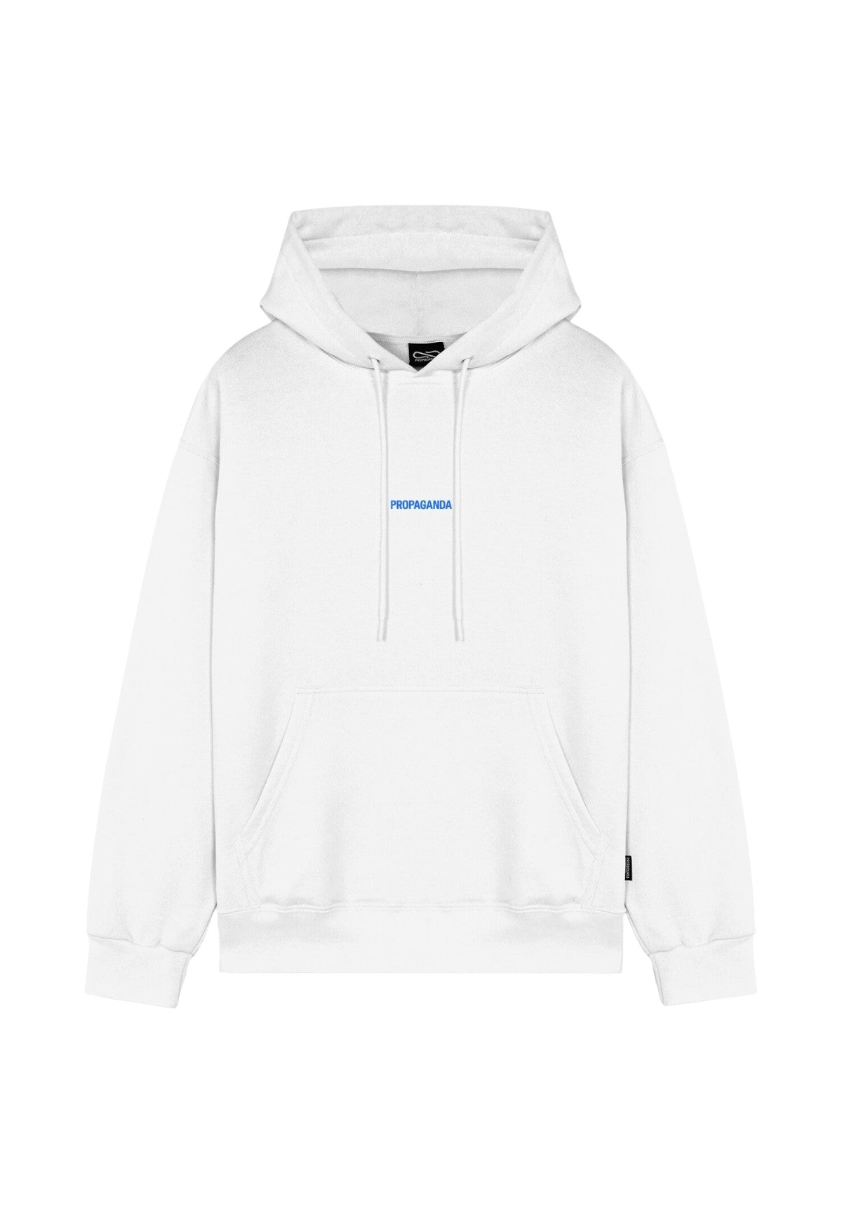 Felpa Pullover con Cappuccio Ribs Flame 25FWPRFE614 Bianco
