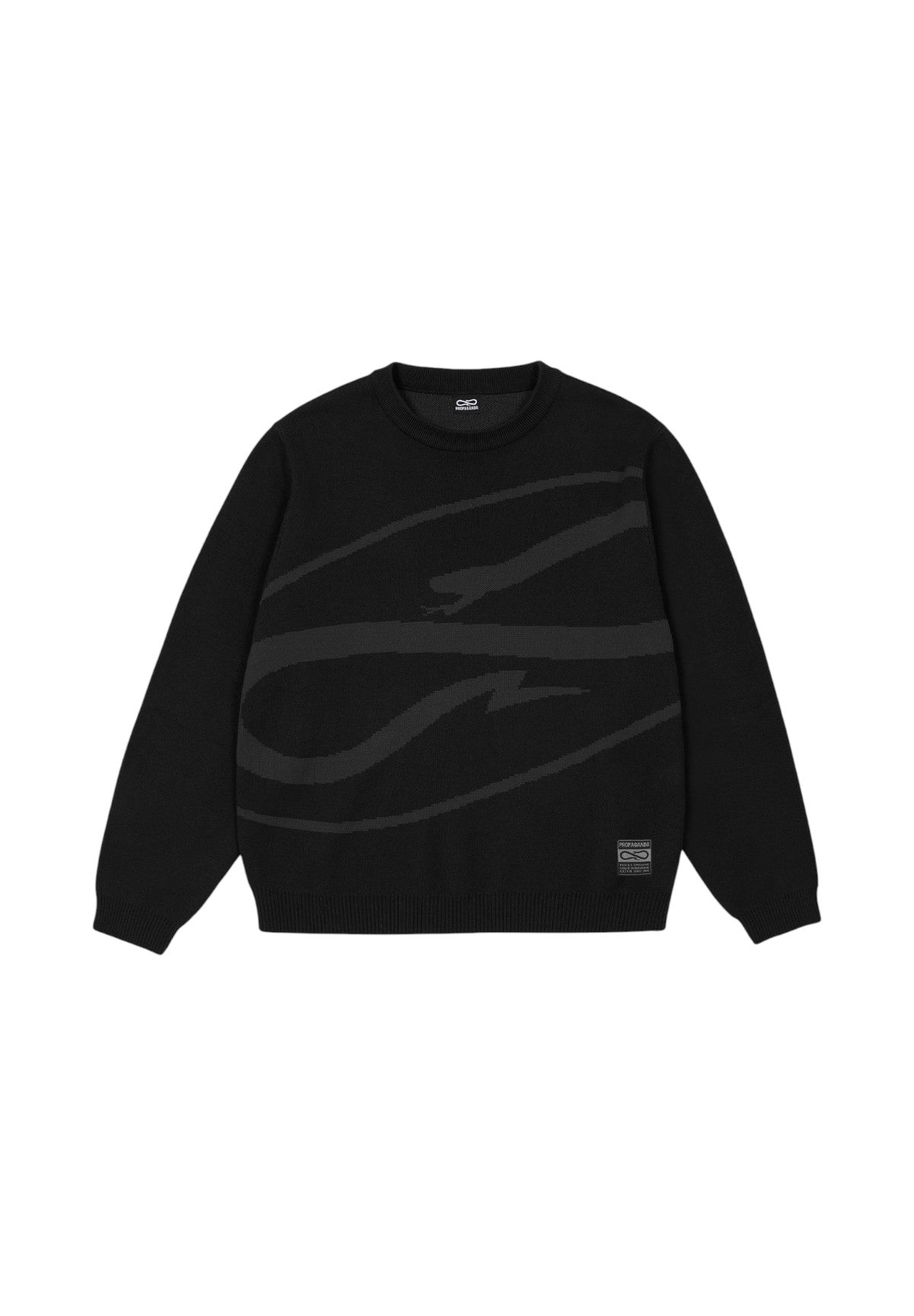 Felpa Girocollo Logo Atom 25FWPROU724 Black