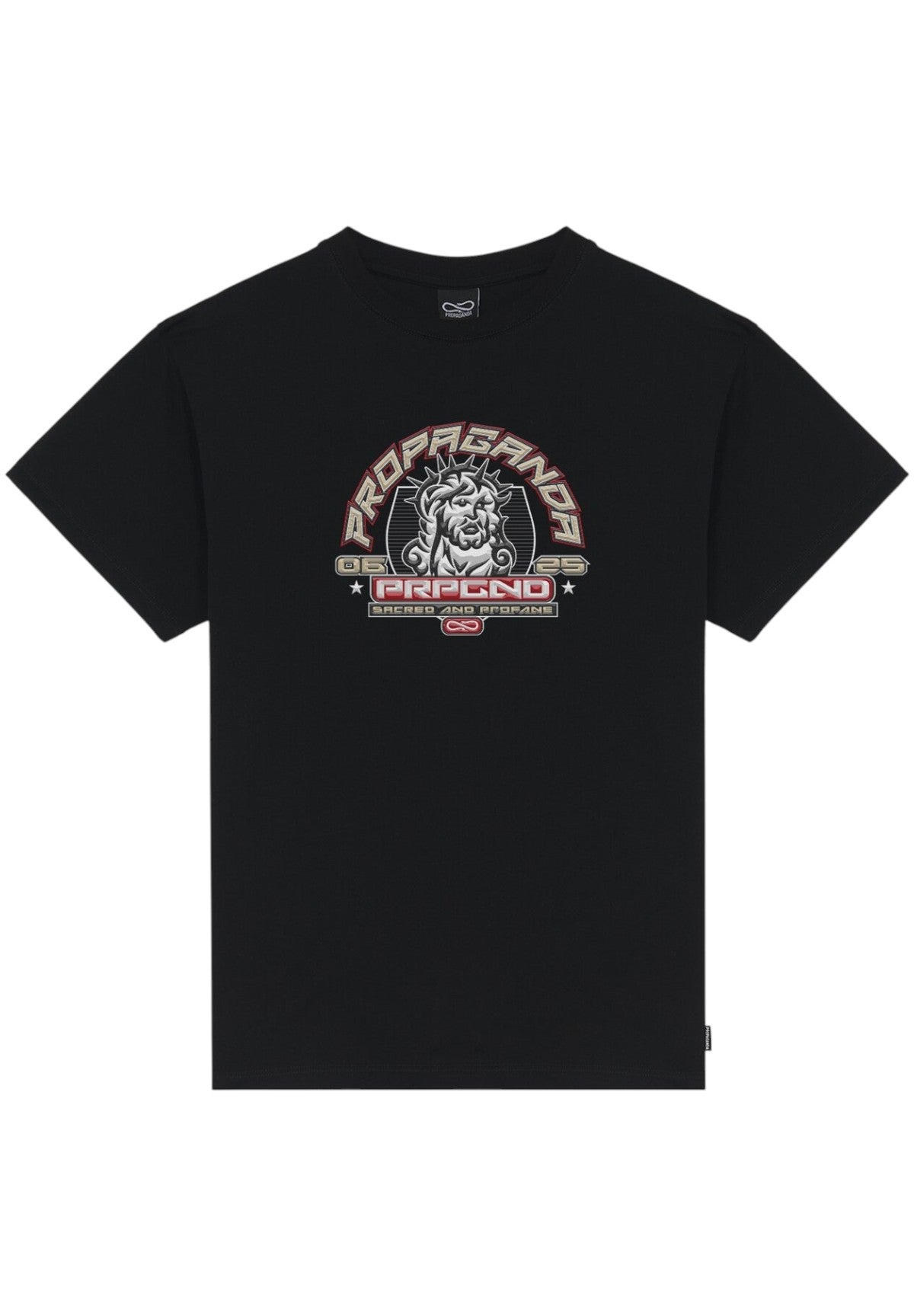 T-shirt a Maniche Corte Profane 25FWPRTS500 Nero