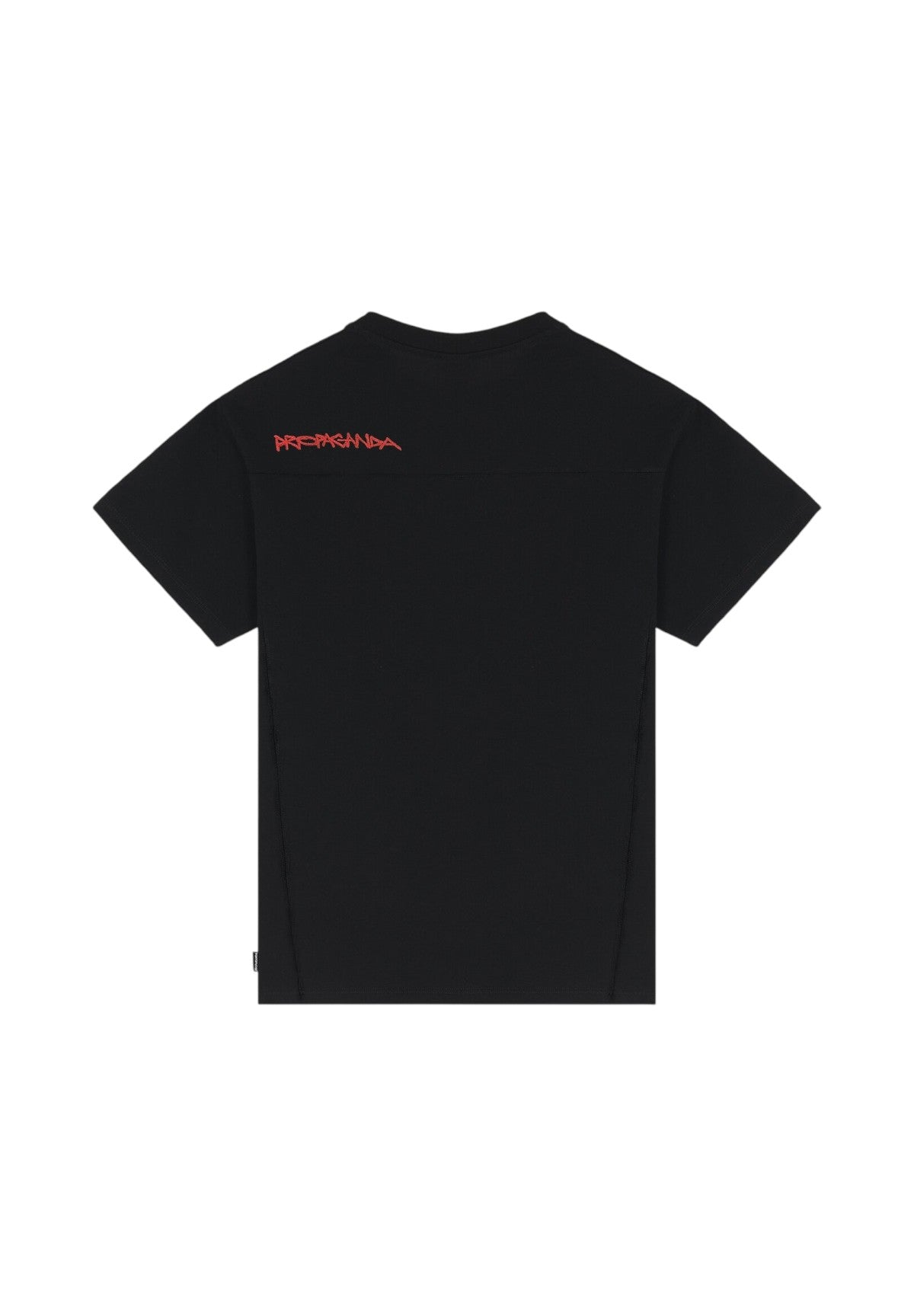 T-shirt a Maniche Corte Logo Script Embroidery 25FWPRTS529 Nero