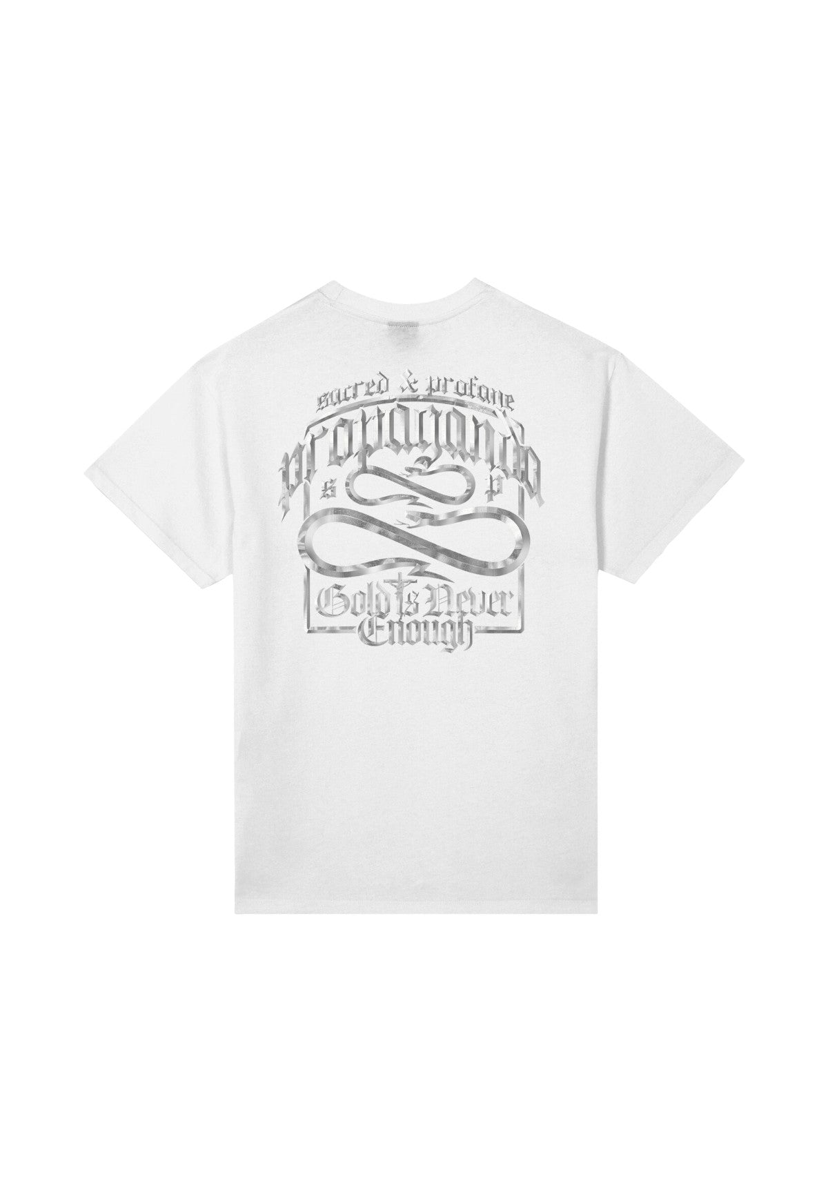 T-shirt a Maniche Corte Label Gold 25FWPRTS540 Bianco