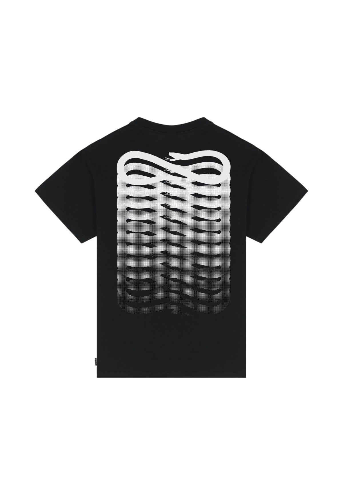 T-shirt a Maniche Corte Ribs 25FWPRTS550 Nero
