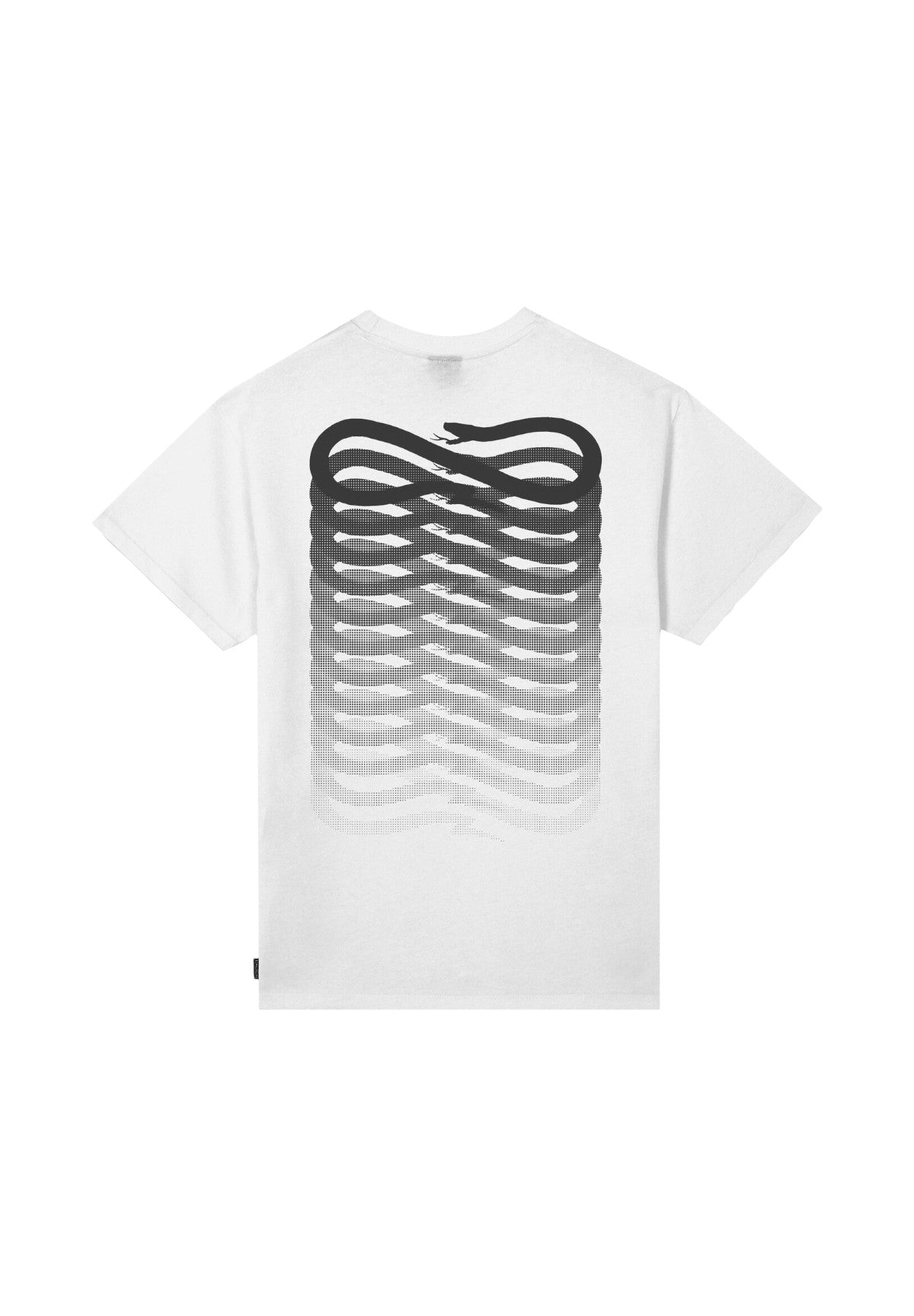 T-shirt a Maniche Corte Ribs 25FWPRTS553 Bianco